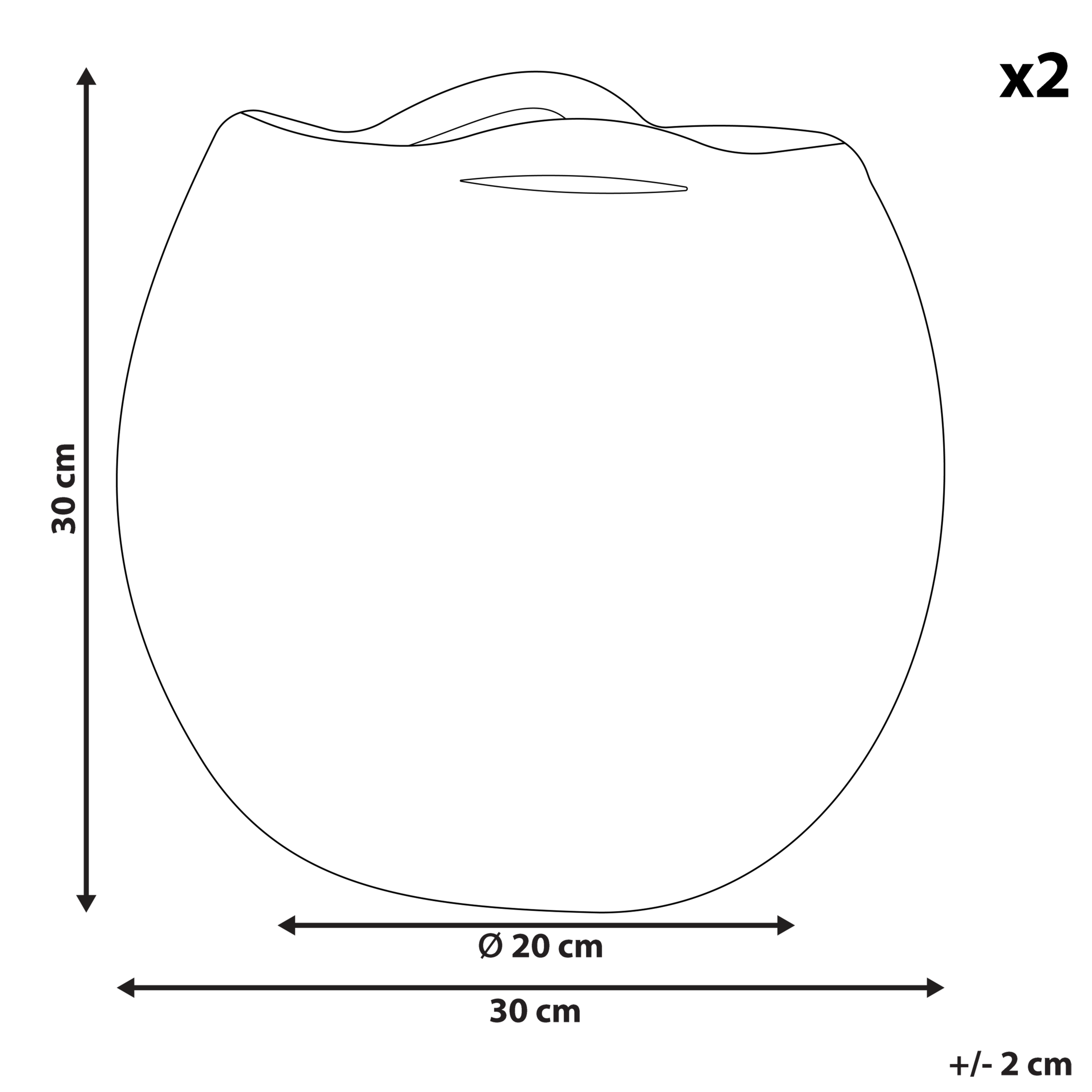 Paniers Rose en Coton 30 cm Ronds Faits Main Rangement Intérieur pour Linge Facile à Entretenir Corbeilles Lot de 2 - Image 3