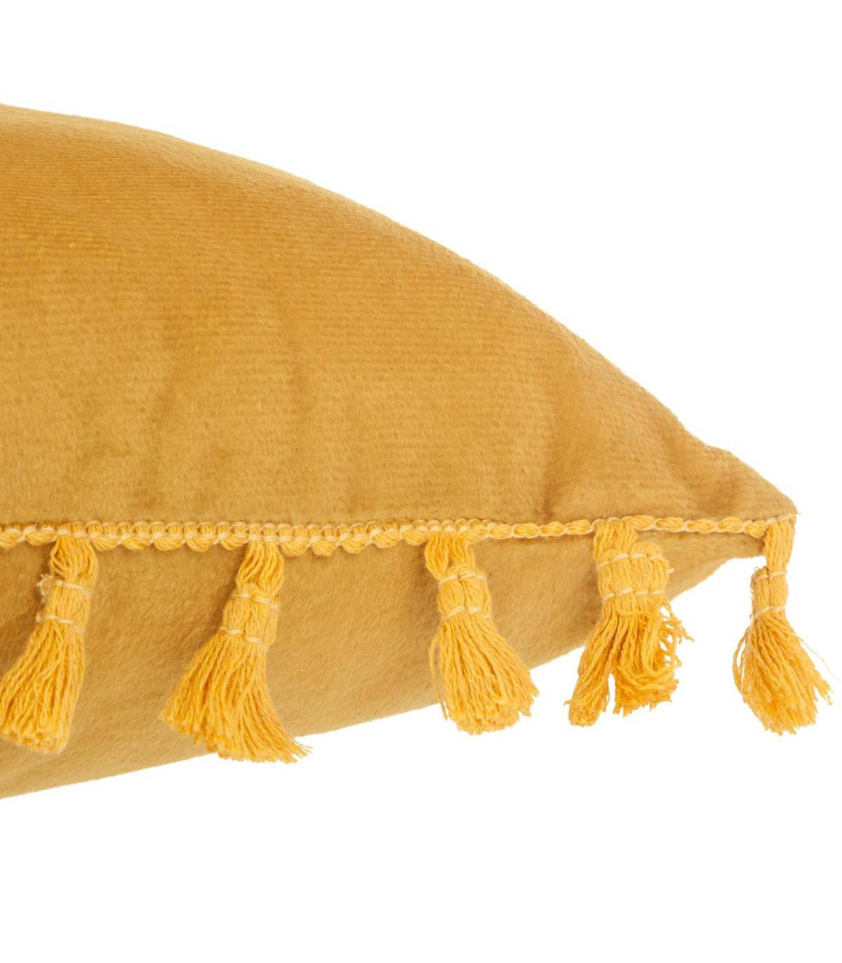 Coussin en Velours Ocre 30 x 50 cm - Image 3