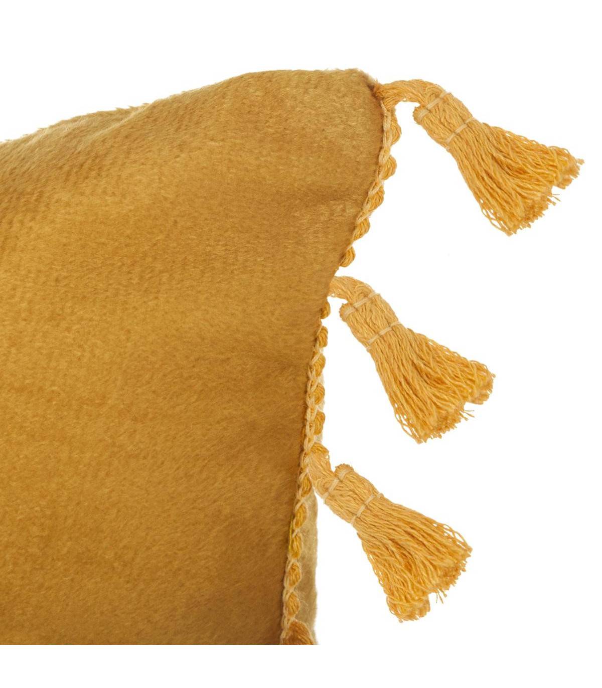 Coussin en Velours Ocre 30 x 50 cm - Image 2