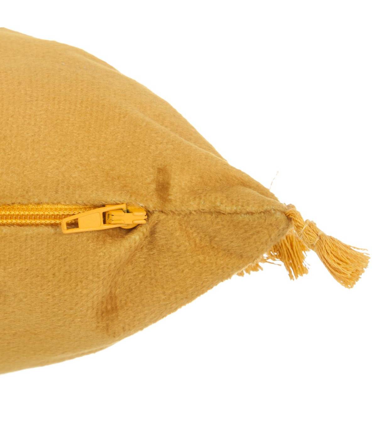 Coussin en Velours Ocre 30 x 50 cm - Image 4