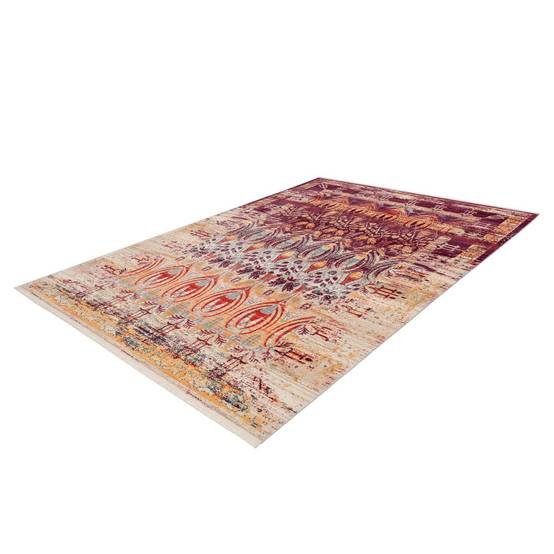 Tapis Vintage à Franges "Baroque IV" Multicolore 120 x 170 cm - Image 4