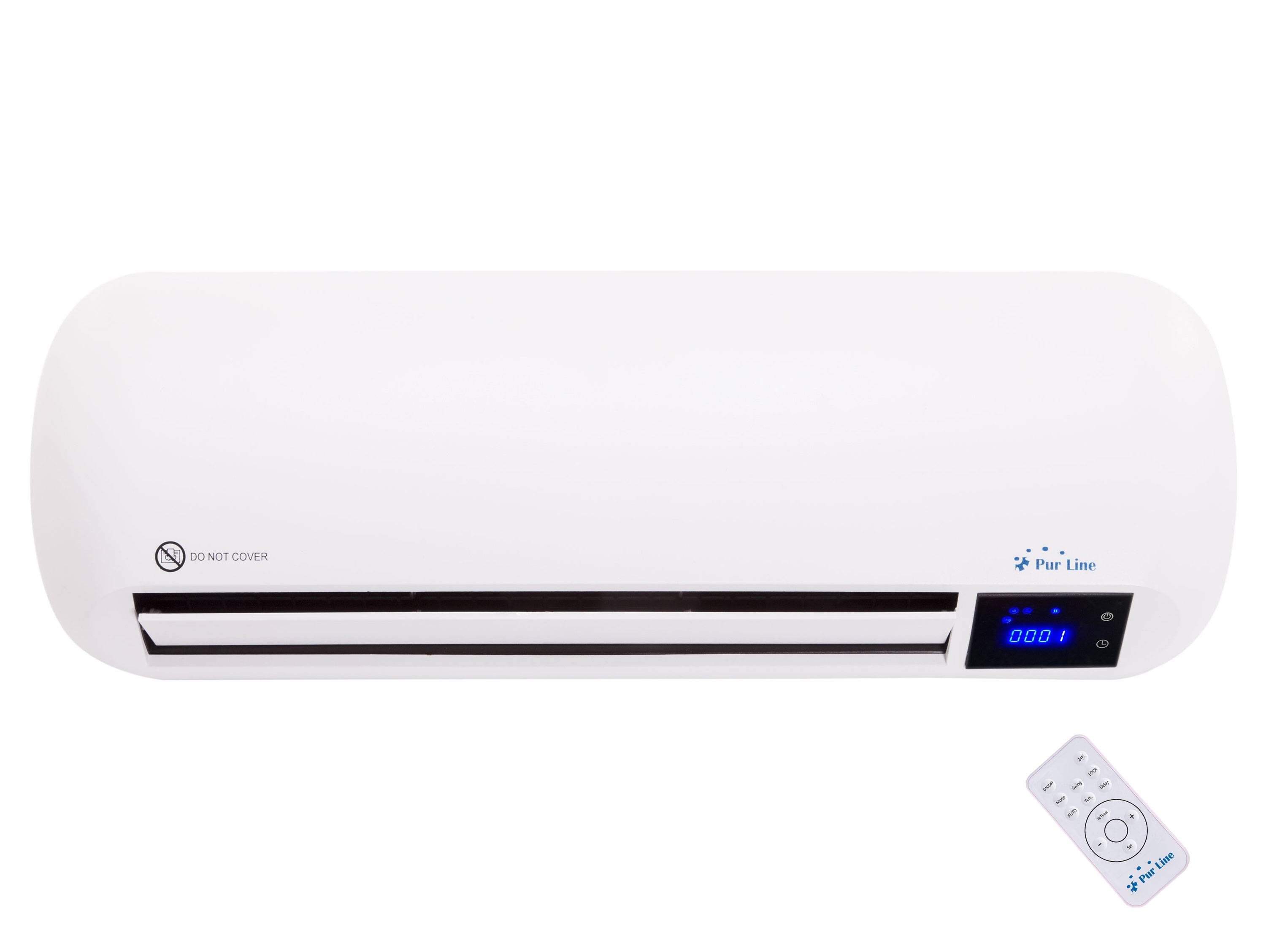 Purline - Chauffage split céramique 2000 W avec télécommande et minuterie - Purline - Image 1