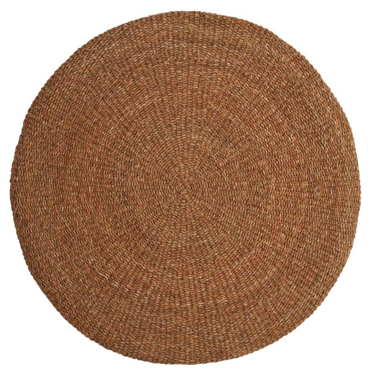 Aubry Gaspard - Tapis rond en jonc de mer naturel Siz Diamètre 180cm - Image 1