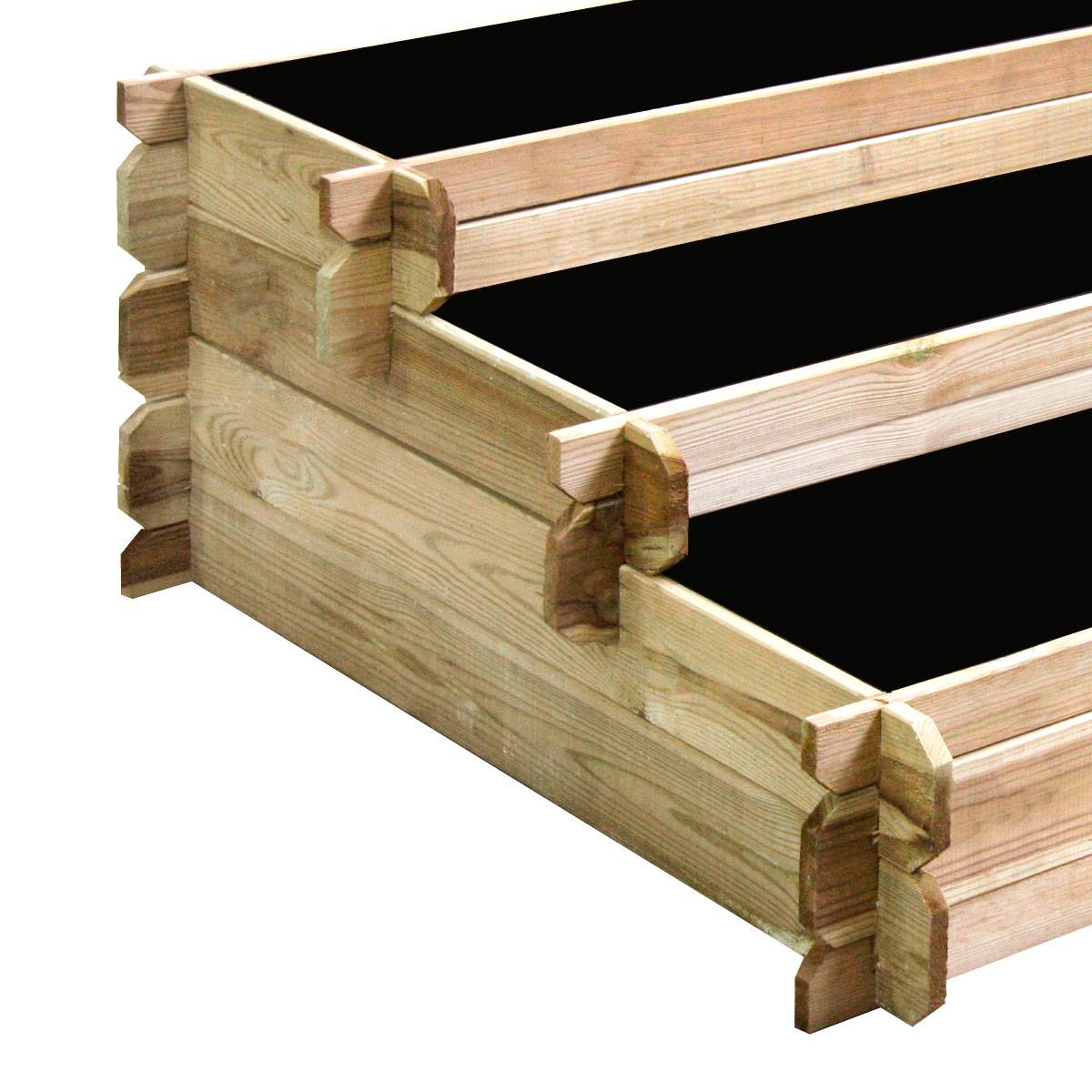 Carré potager en bois à étages - Petit modèle - Cémonjardin - Image 4