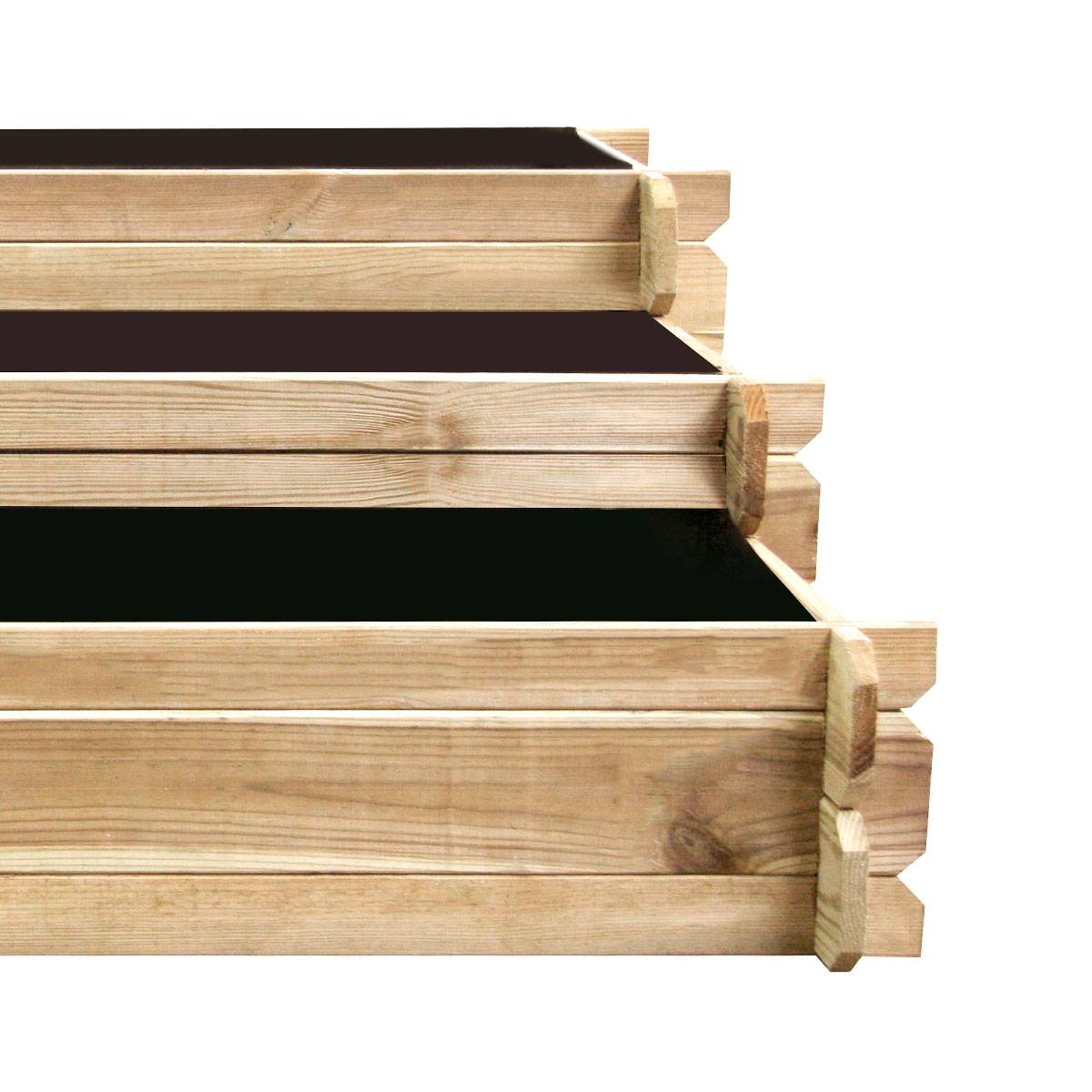 Carré potager en bois à étages - Petit modèle - Cémonjardin - Image 5