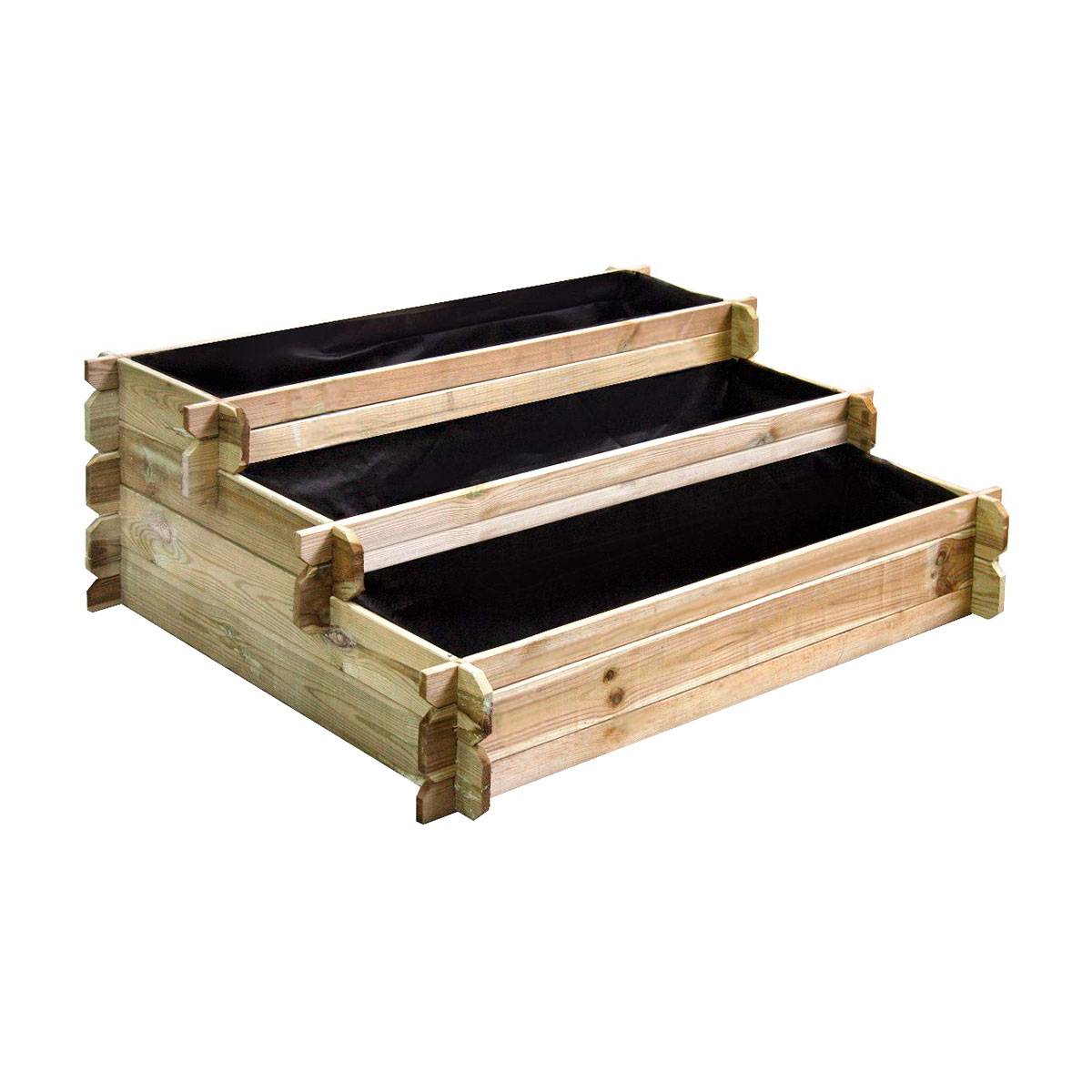 Carré potager en bois à étages - Petit modèle - Cémonjardin - Image 1