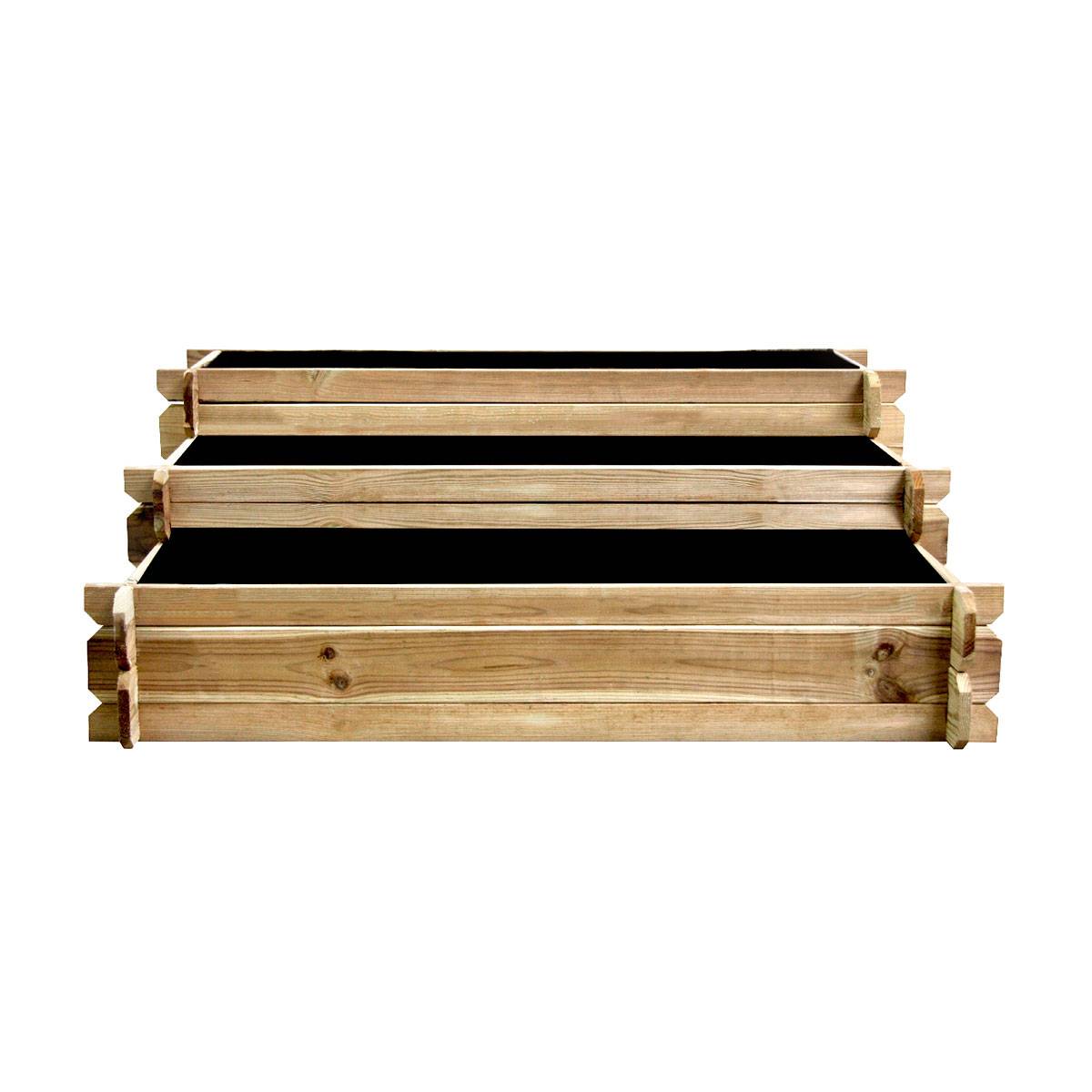 Carré potager en bois à étages - Petit modèle - Cémonjardin - Image 2