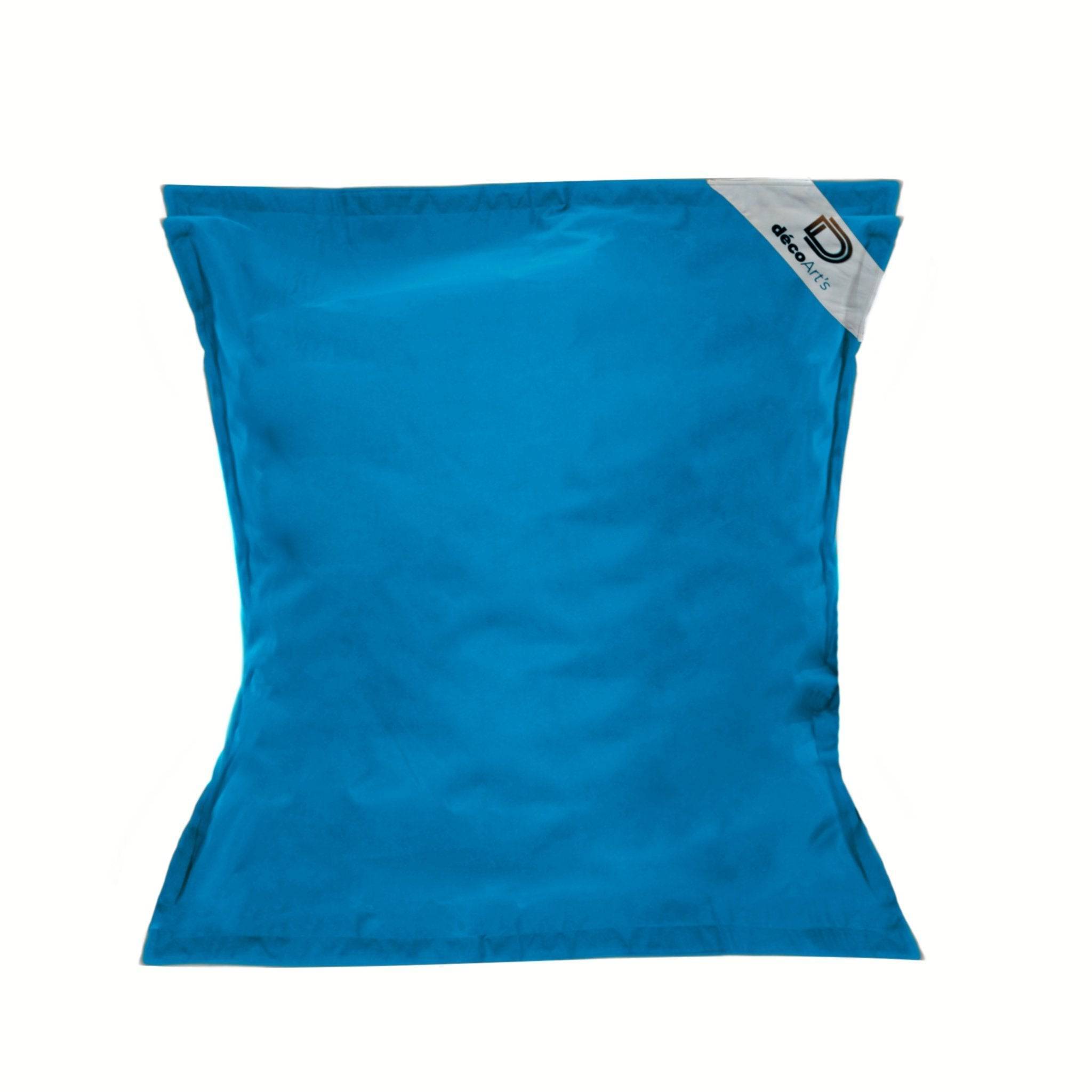 Pouf Géant XXL Déhoussable, Flottant pour Piscine, Bleu Pétrole - Déco arts - Image 1