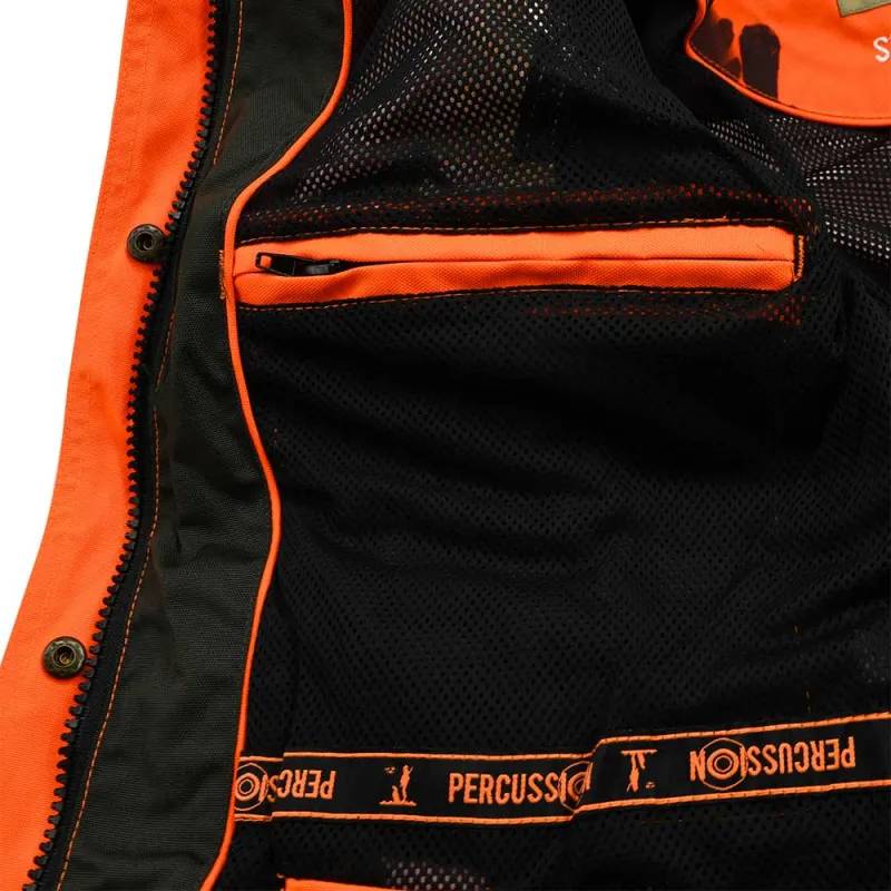 Veste femme Stronger 6 poches polyester Oxford orange XS à 2XL Percussion - Image 3