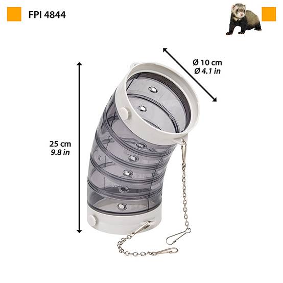 Ferplast - Accessoires rongeurs Ferplast FPI 4844 tunnel courbe plastique cage modulable - Image 2