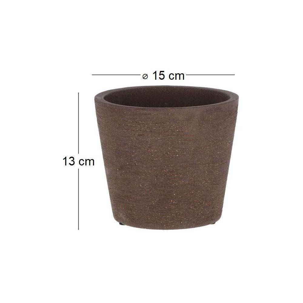 Esschert Design - Pot de fleur en terre cuite non verni marron 15 cm Esschert's Garden - Image 3