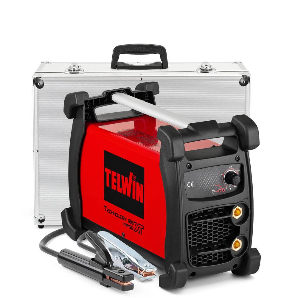 Poste à souder Inverter Technology 186 XT MPGE - 230 V - Accessoires + Mallette - TELWIN - 816250 - Image 1