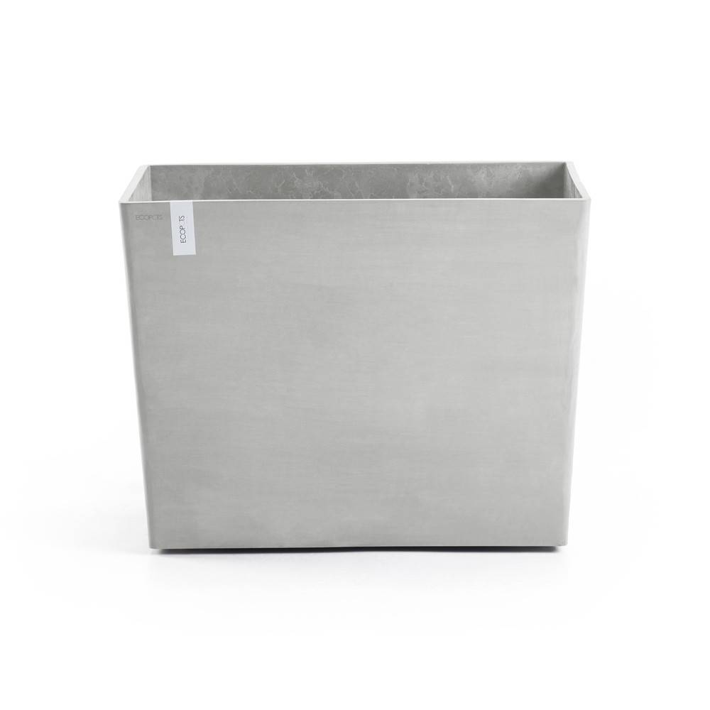 Ecopots - Jardinière sur roues Paris 85 Blanc Gris - 85 x 40 x H. 65 cm - 152 L ECOPOTS - Image 2