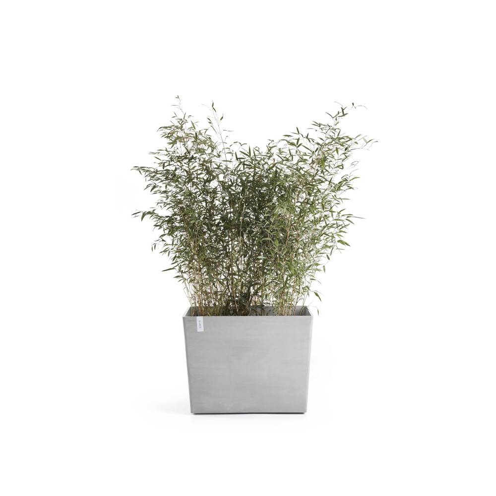 Ecopots - Jardinière sur roues Paris 85 Blanc Gris - 85 x 40 x H. 65 cm - 152 L ECOPOTS - Image 1