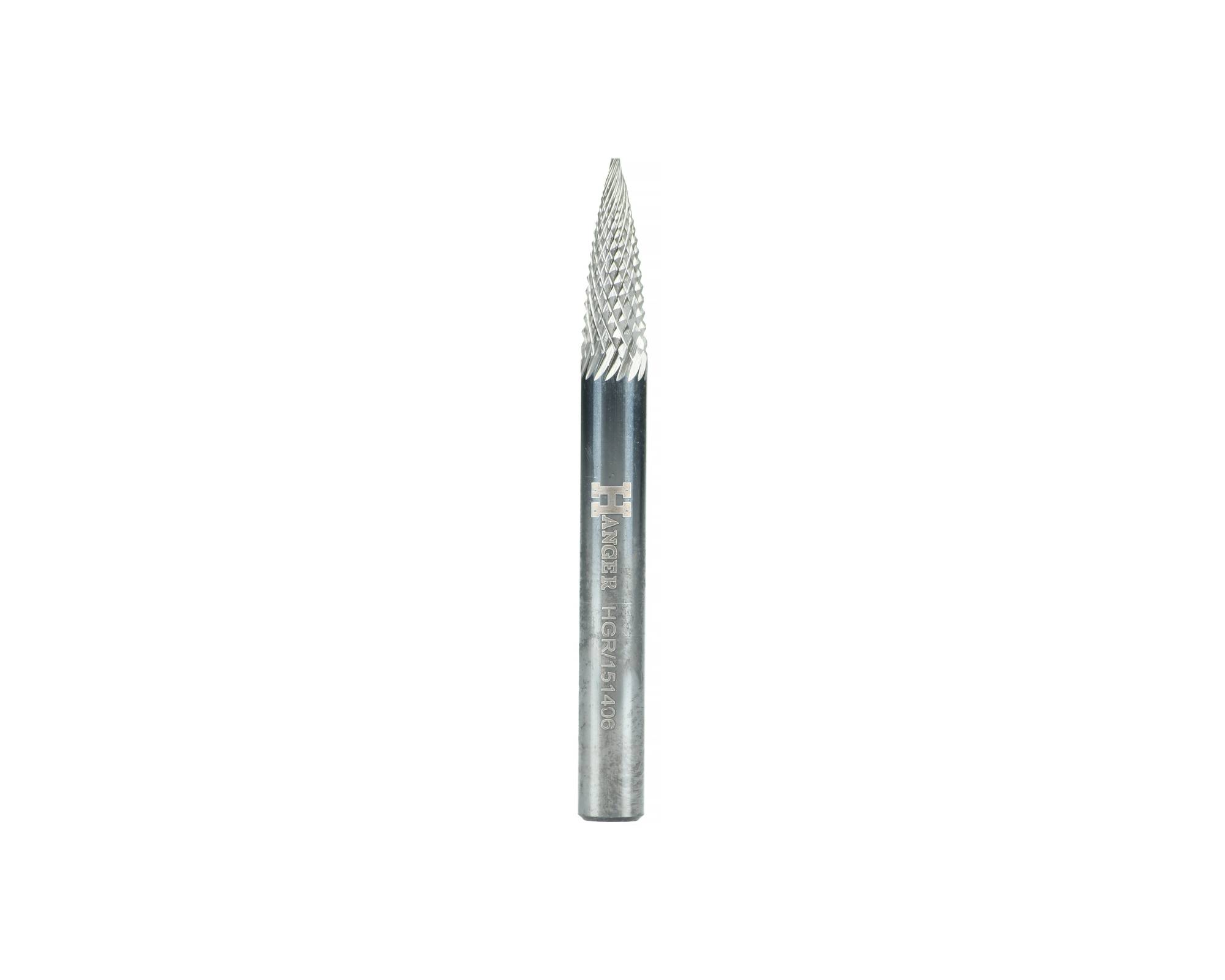 Fraise carbure ogive pointue 6x18mm longueur 58mm - HANGER - 151406 - Image 1