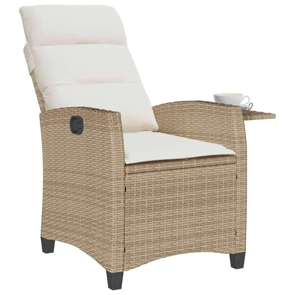 Prolenta Premium - Chaises de jardin rotin beige  65 x 58 x 94 cm  - Prolenta premium p362.0 - Image 4