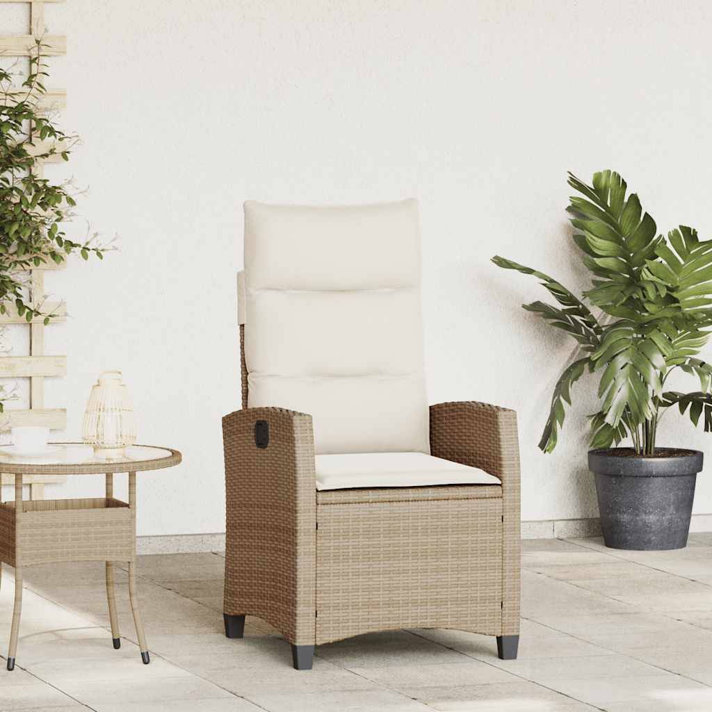 Prolenta Premium - Chaises de jardin rotin beige  65 x 58 x 94 cm  - Prolenta premium p362.0 - Image 2