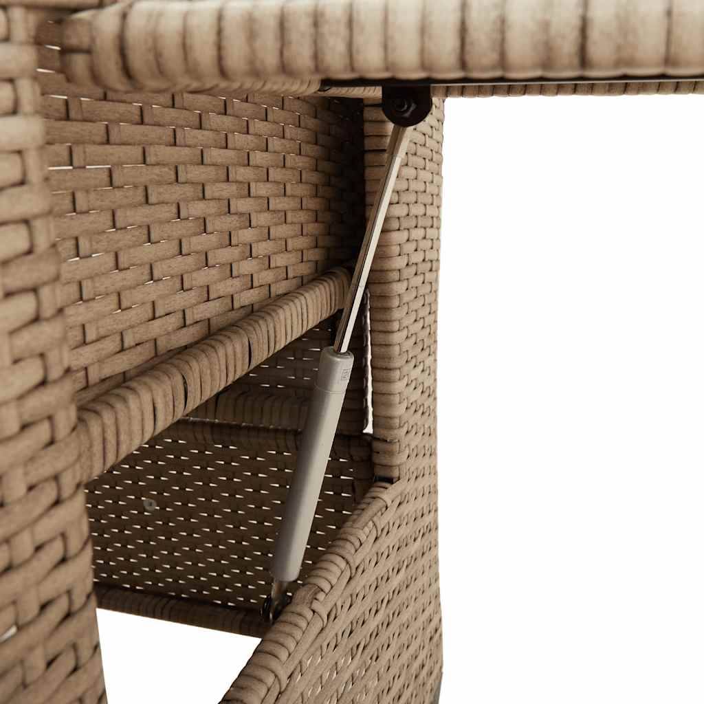 Prolenta Premium - Chaises de jardin rotin beige  65 x 58 x 94 cm  - Prolenta premium p362.0 - Image 9