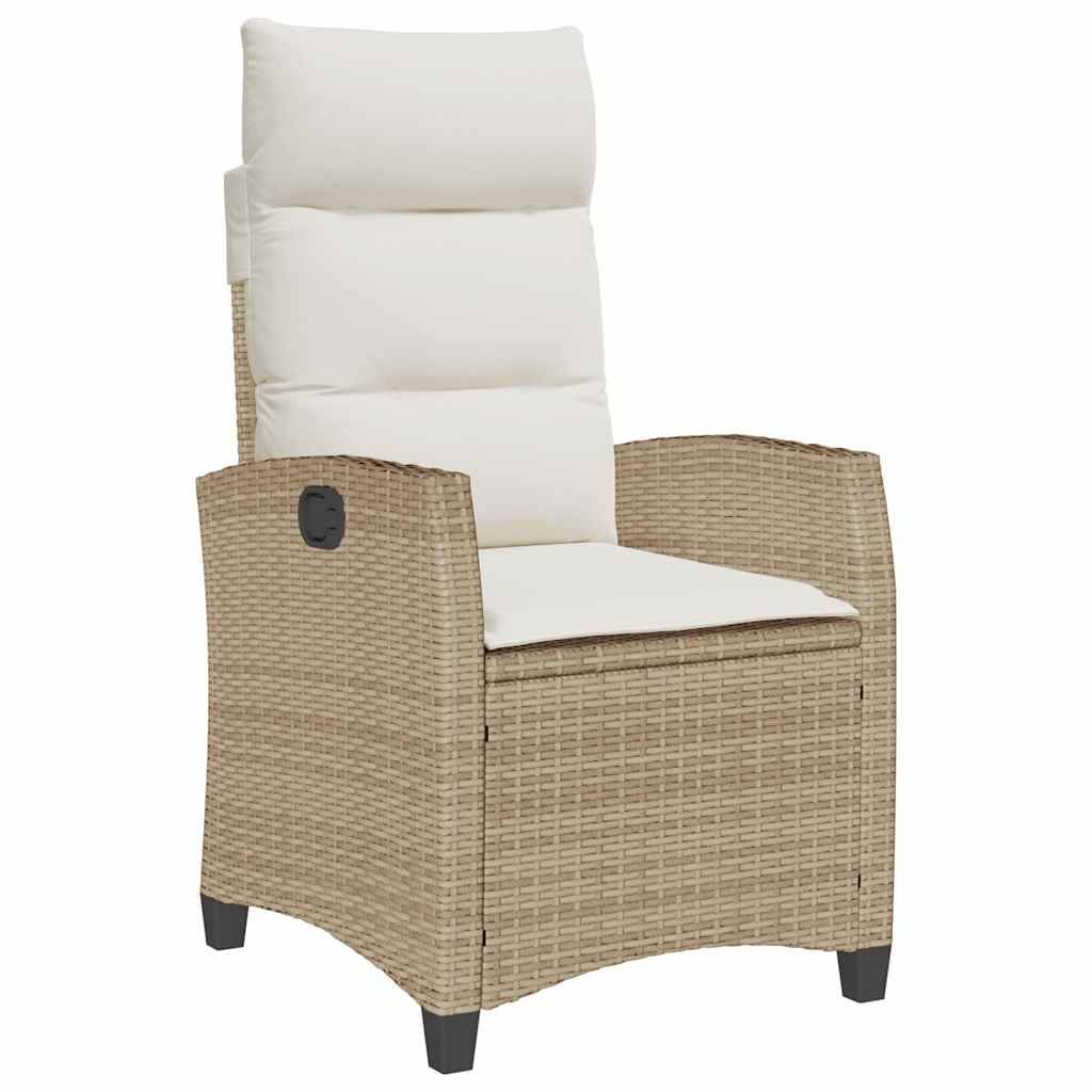 Prolenta Premium - Chaises de jardin rotin beige  65 x 58 x 94 cm  - Prolenta premium p362.0 - Image 1