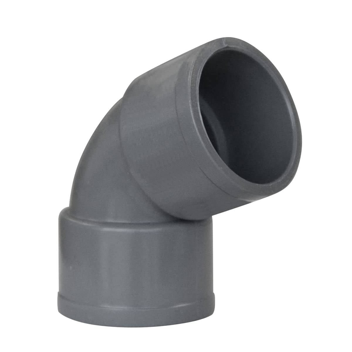 Jardibric - Jardibric – Coude PVC 67°30 Ø50 Femelle Femelle – Raccord Évacuation Eau Usée - Image 2