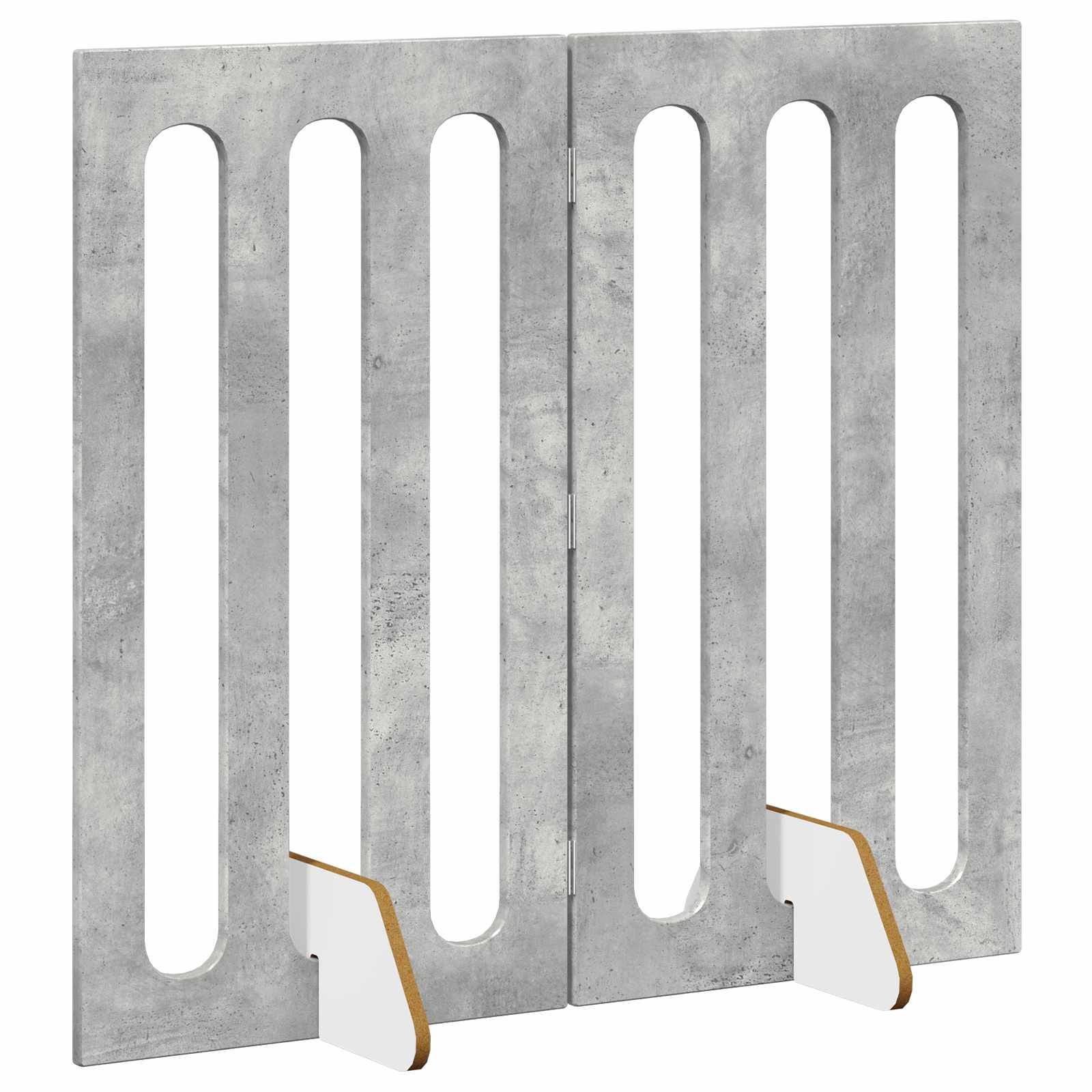 PANGIVO - Clôture pour animaux bois d'ingénierie gris béton 100.5 x 38 x 90 cm - PANGIVO - Image 3