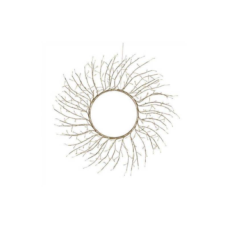 Lotti - Couronne lumineuse 260 micro led blanc chaud et froid scintillant Tiglio ø60cm - Image 3