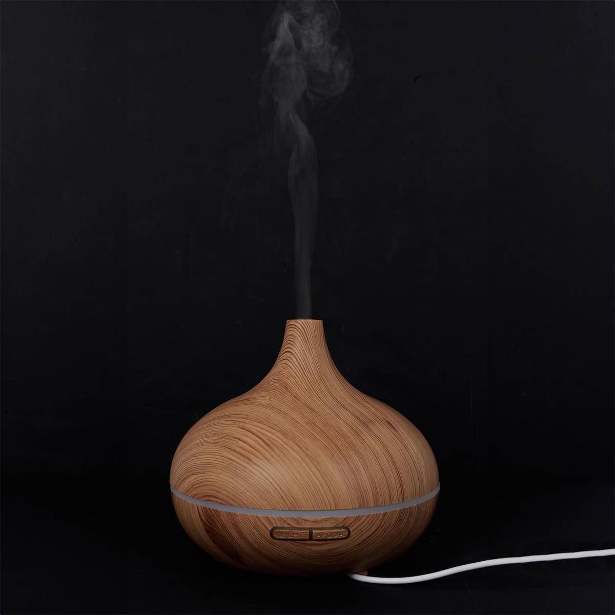 Diffuseur d'Huile Essentiel LED avec Finition Bois, Ambiance Parfumée et Élégante pour Maison - GIMAR - Image 9