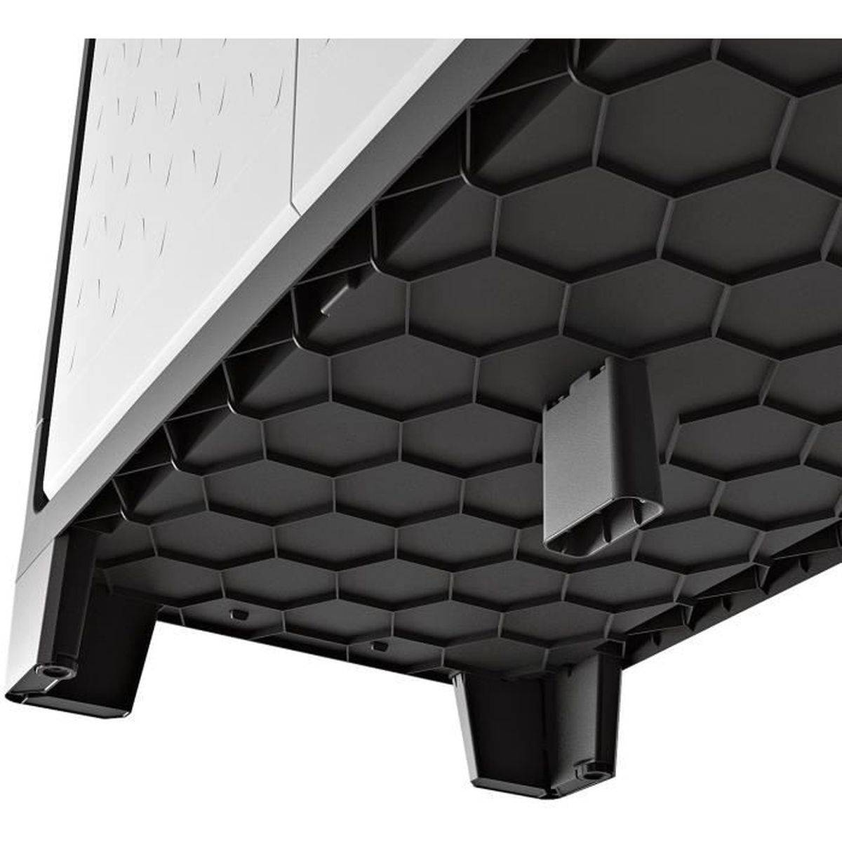 Keter - Armoire de rangement plastique TITAN gris/noir 182 x 80 x 44 cm, 5 demi-tablettes réglables - KETER - Image 5
