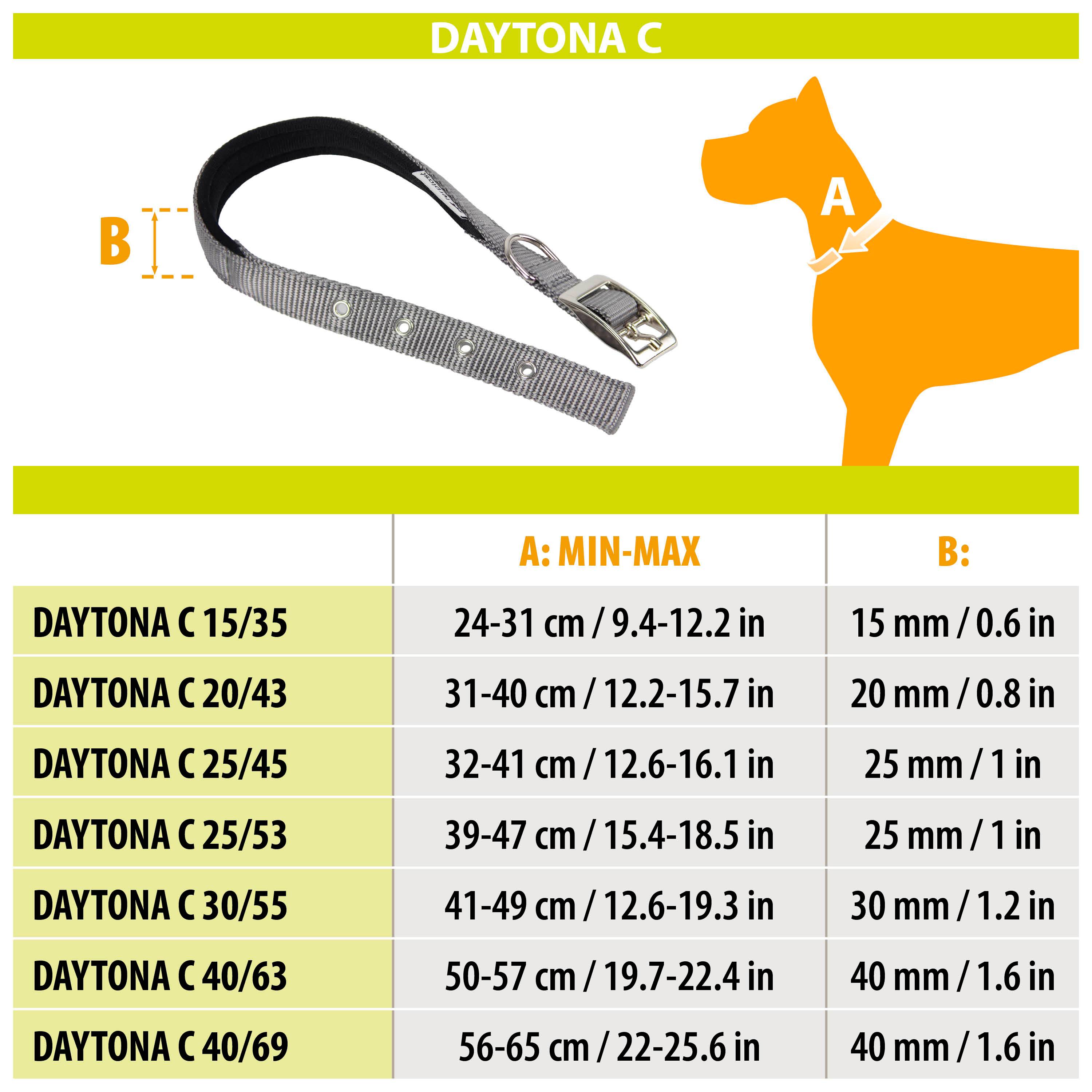 Ferplast - Collier chien chiens nylon souple rembourrage FERPLAST DAYTONA différentes tailles et couleurs - Image 2