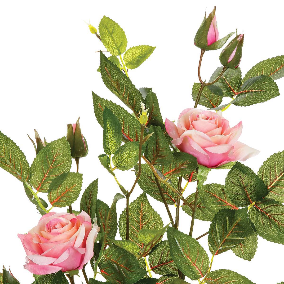 Atmosphera - Rosier artificiel pot ciment H50cm - Atmosphera Créateur d'intérieur - Image 4