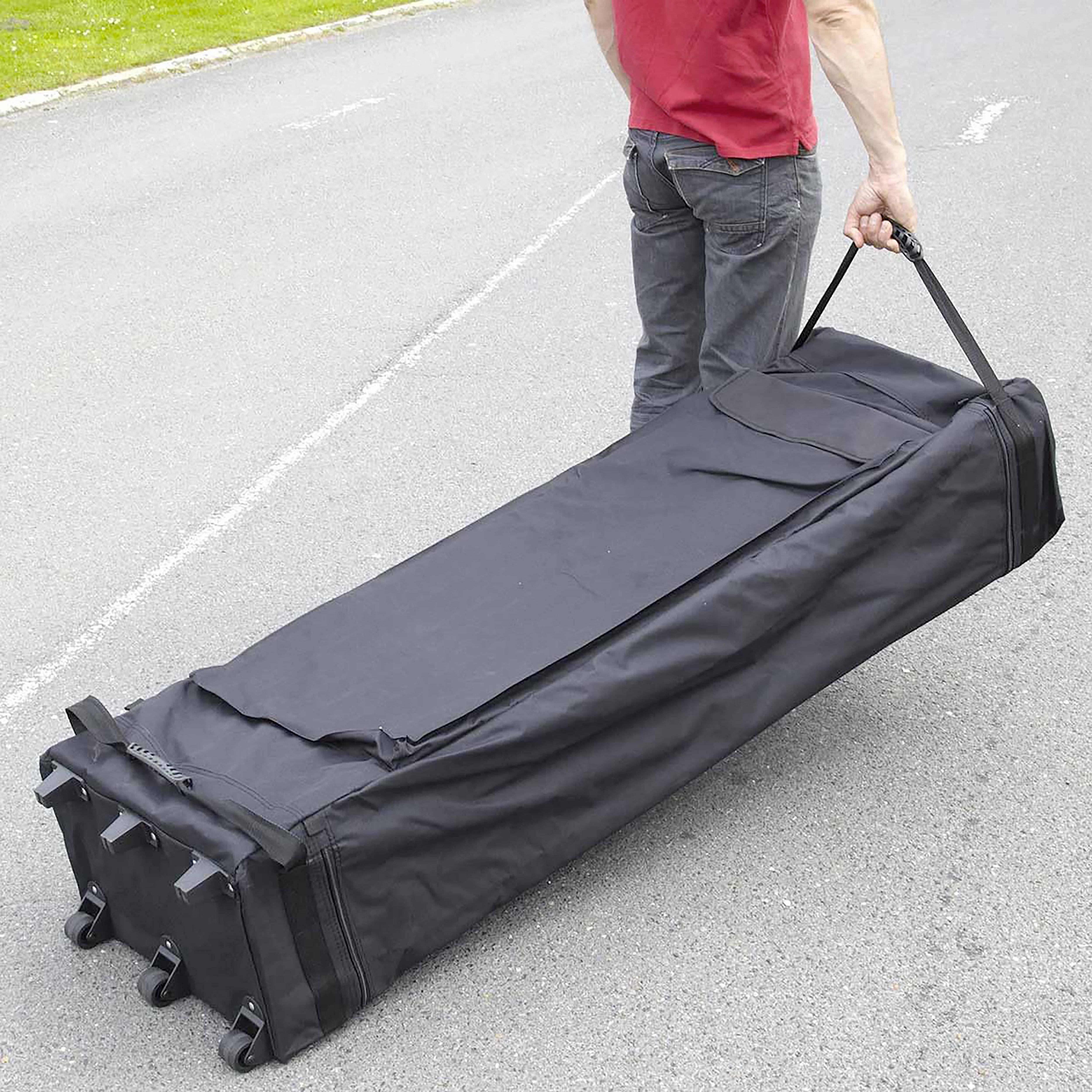 Oviala - Tente pliante M2 en aluminium 3x3m 480g/m² 50mm gris PRO 50 - Oviala - Image 6