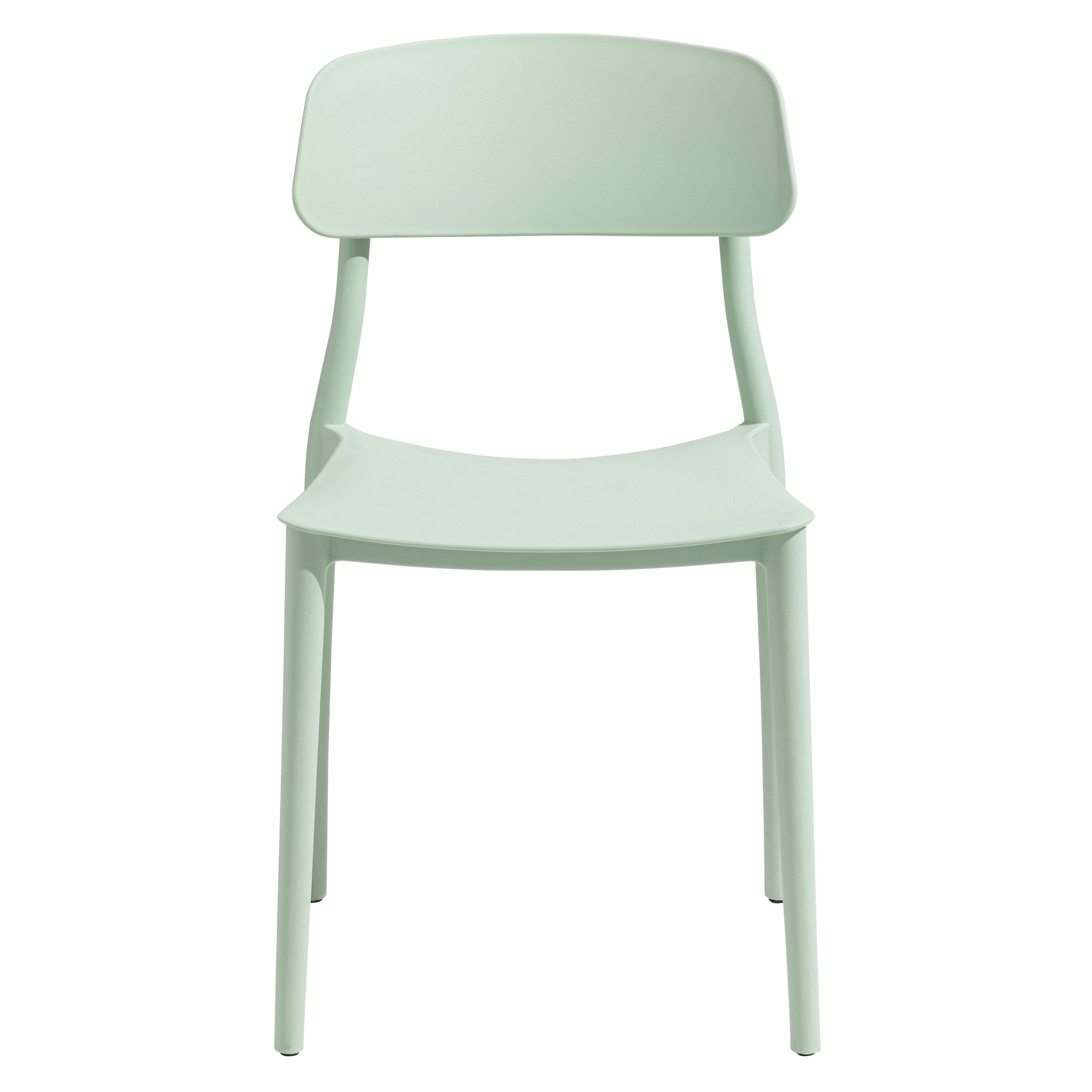 Oviala - Lot de deux chaises en polypropylène vert menthe Sofia - Oviala - Image 6