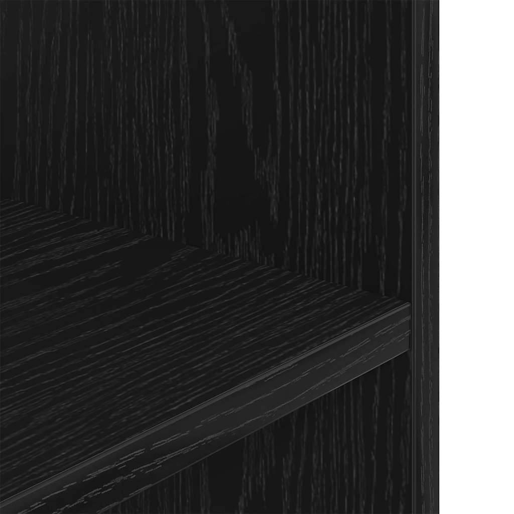 Meuble pour aquarium extra large Chêne Noir 120x40x60 cm avec Étagères - ComfortXL Outdoor Living - Image 8