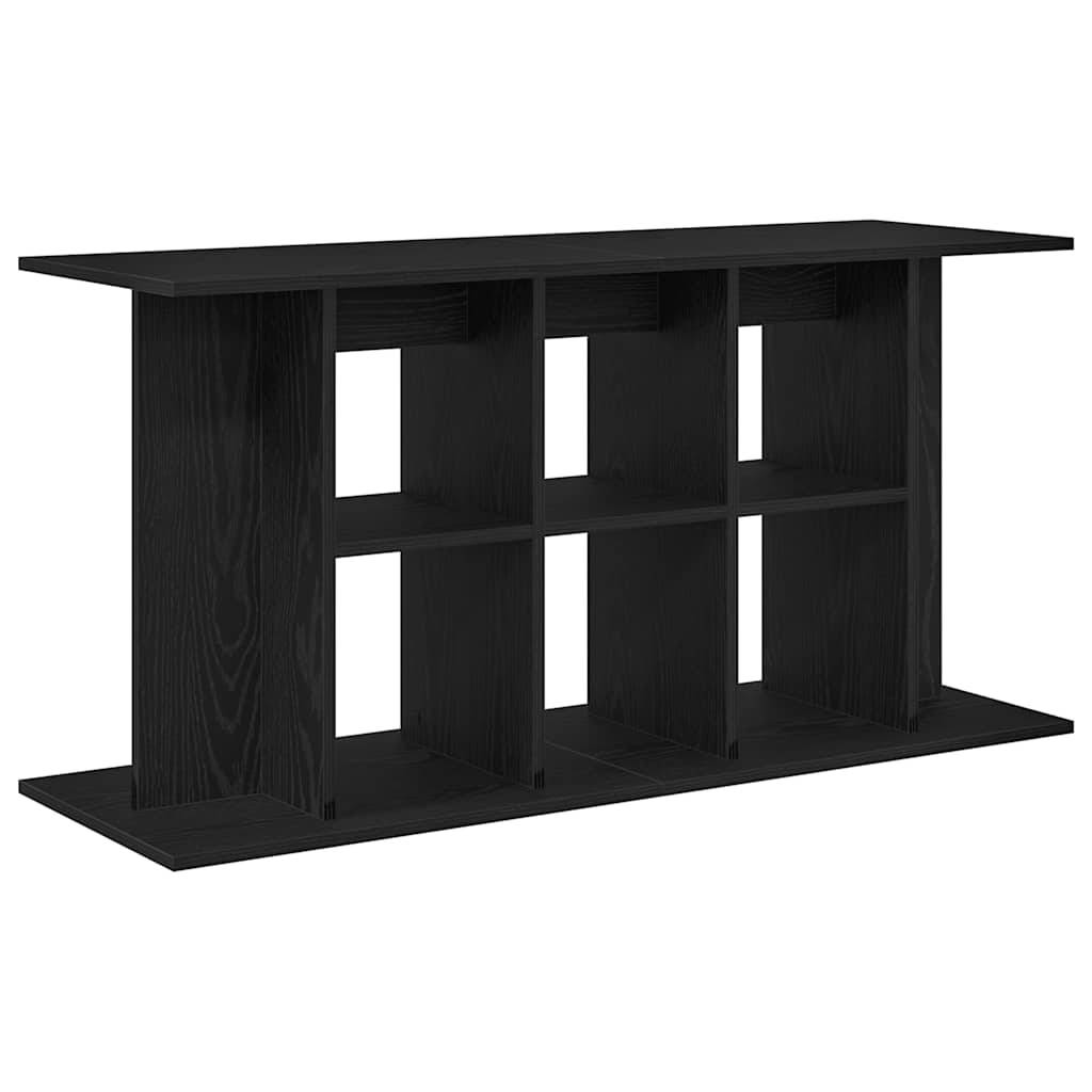 Meuble pour aquarium extra large Chêne Noir 120x40x60 cm avec Étagères - ComfortXL Outdoor Living - Image 7