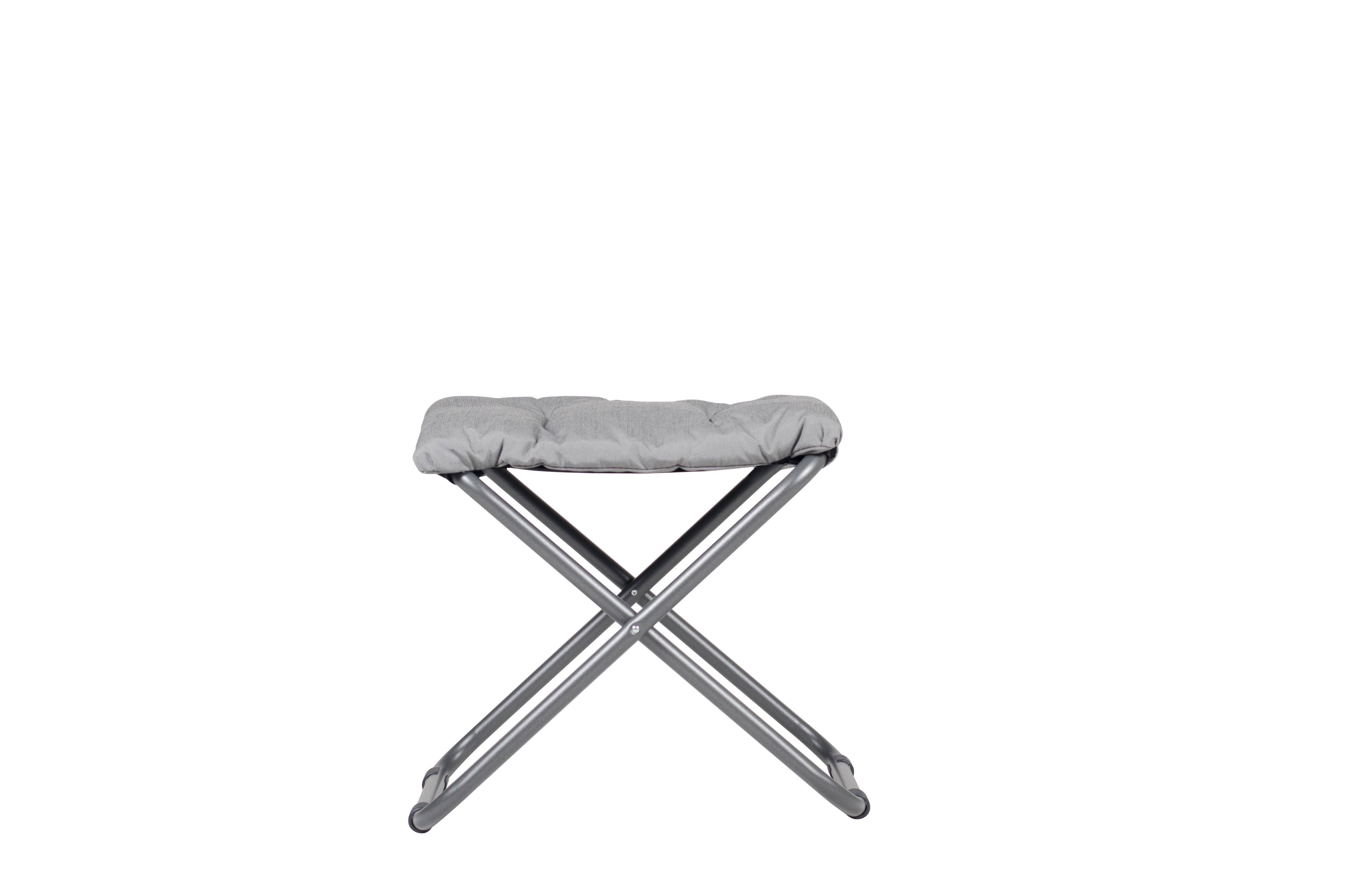 Fiam - Repose-Pieds CHICO SOFT Acier ANTHRACITE Oléfine BLANC NOIR 49x60x47 cm FIAM - Image 2