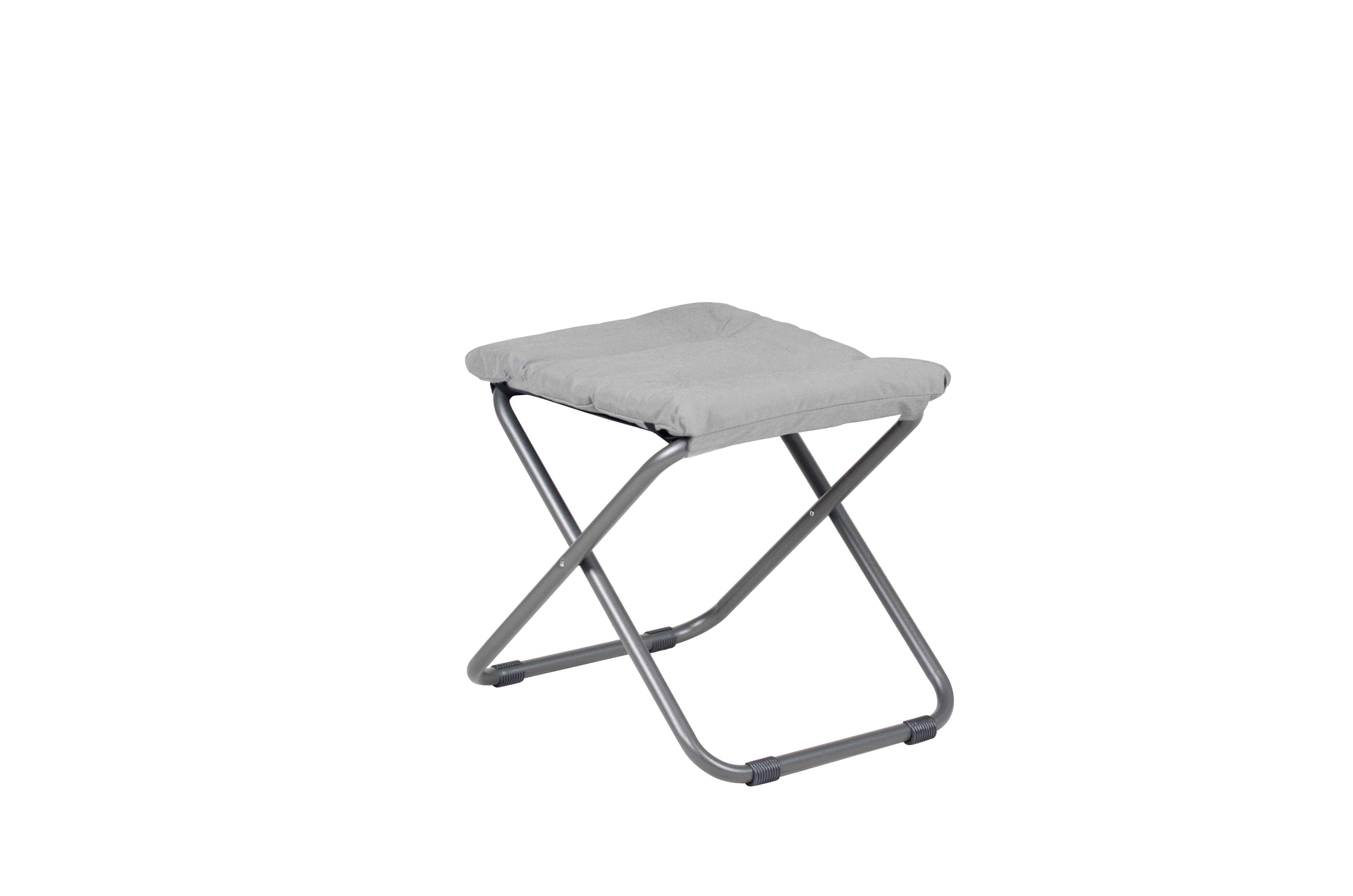 Fiam - Repose-Pieds CHICO SOFT Acier ANTHRACITE Oléfine BLANC NOIR 49x60x47 cm FIAM - Image 1