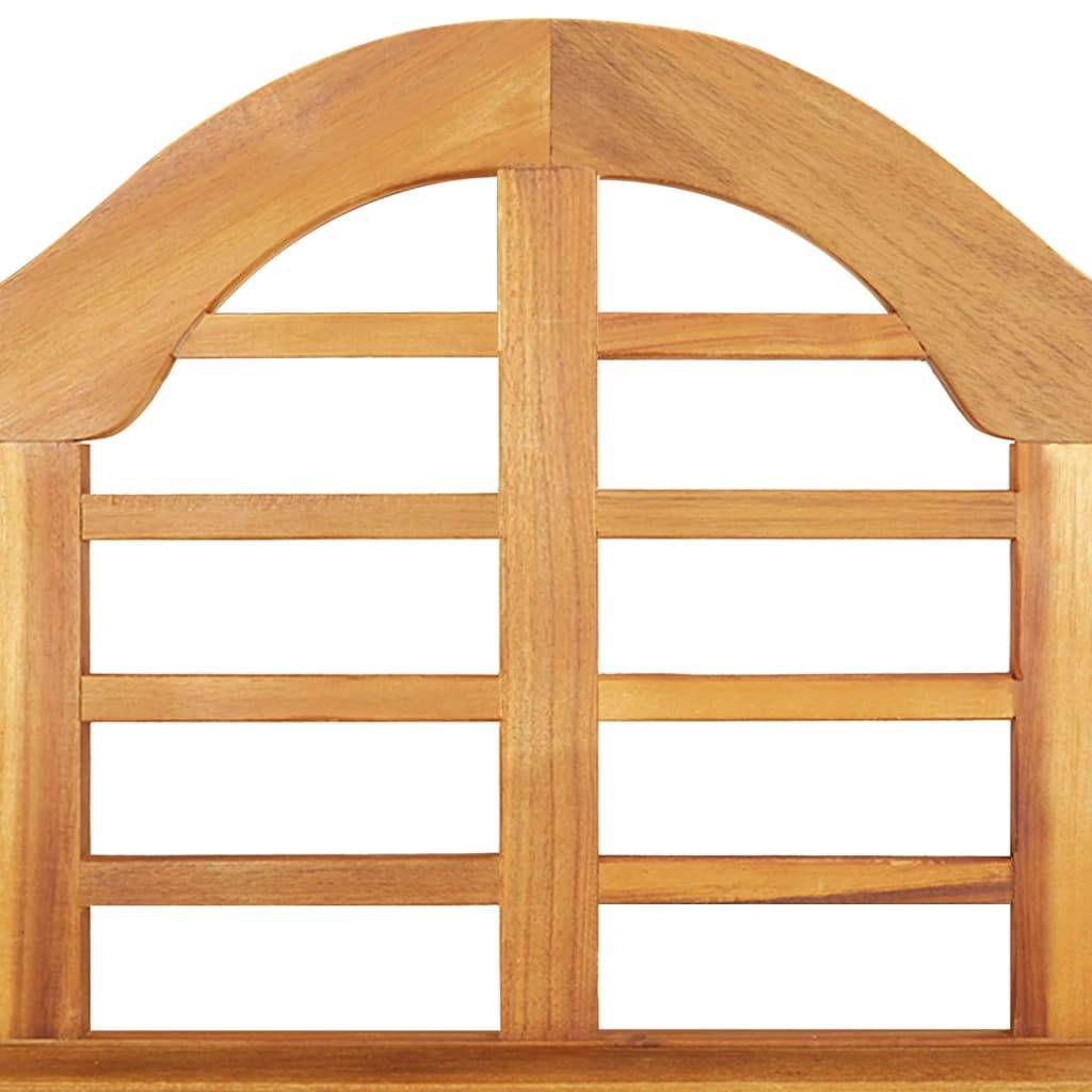 Helloshop26 - Banc de jardin meuble de patio d'extérieur terrasse 125 cm bois d'acacia solide - Image 6