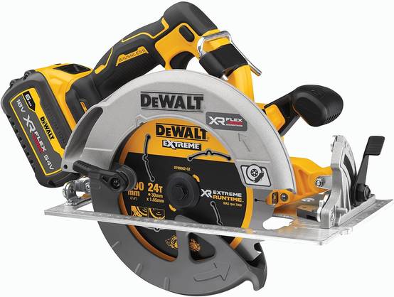 Scie circulaire 18V/54V XR FlexVolt ADVANTAGE Ø190 mm - DEWALT - sans batterie, ni chargeur - TSTAK - DCS573NT-XJ - Image 3