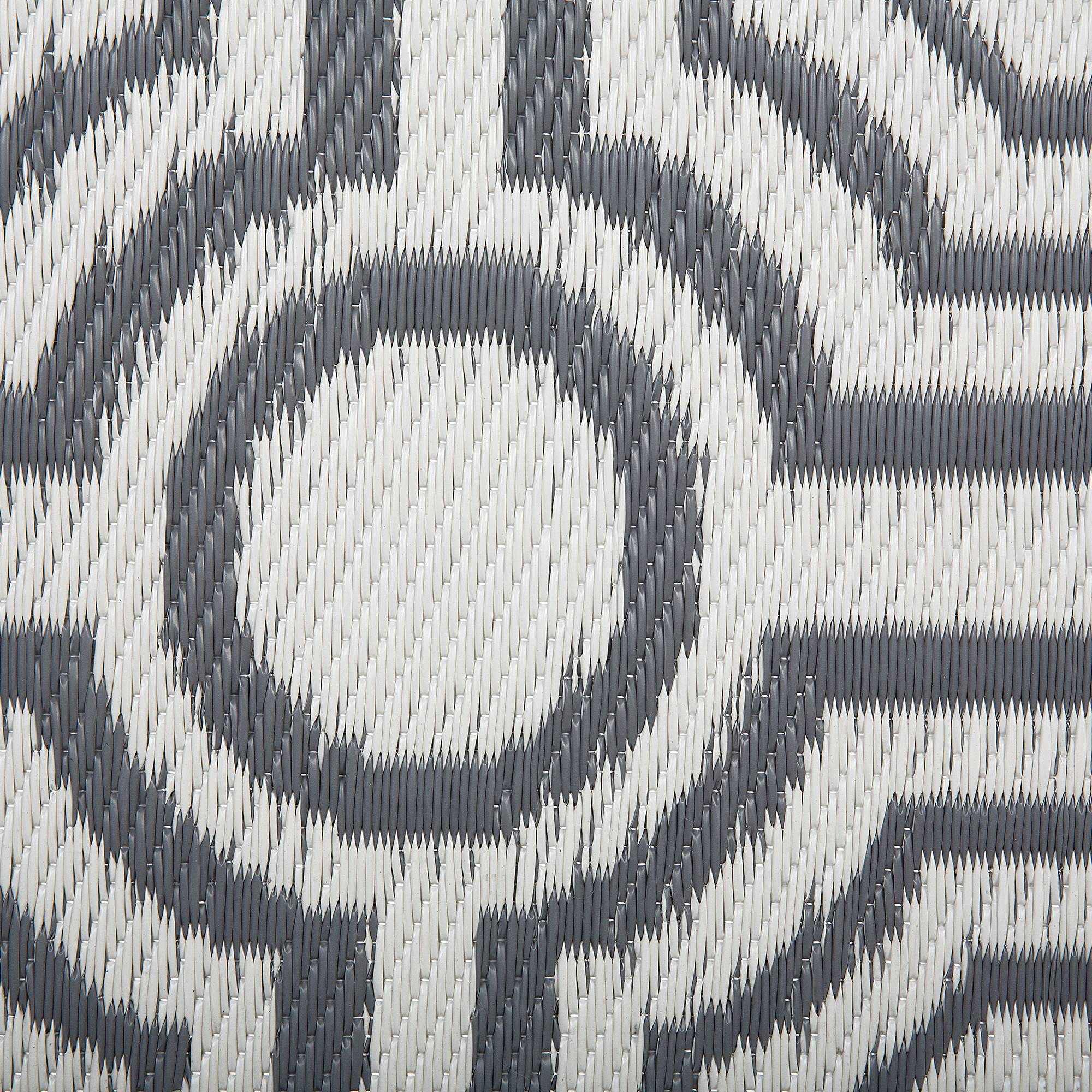 Beliani - Tapis d'extérieur Polypropylène Gris BIDAR - Beliani - Image 4