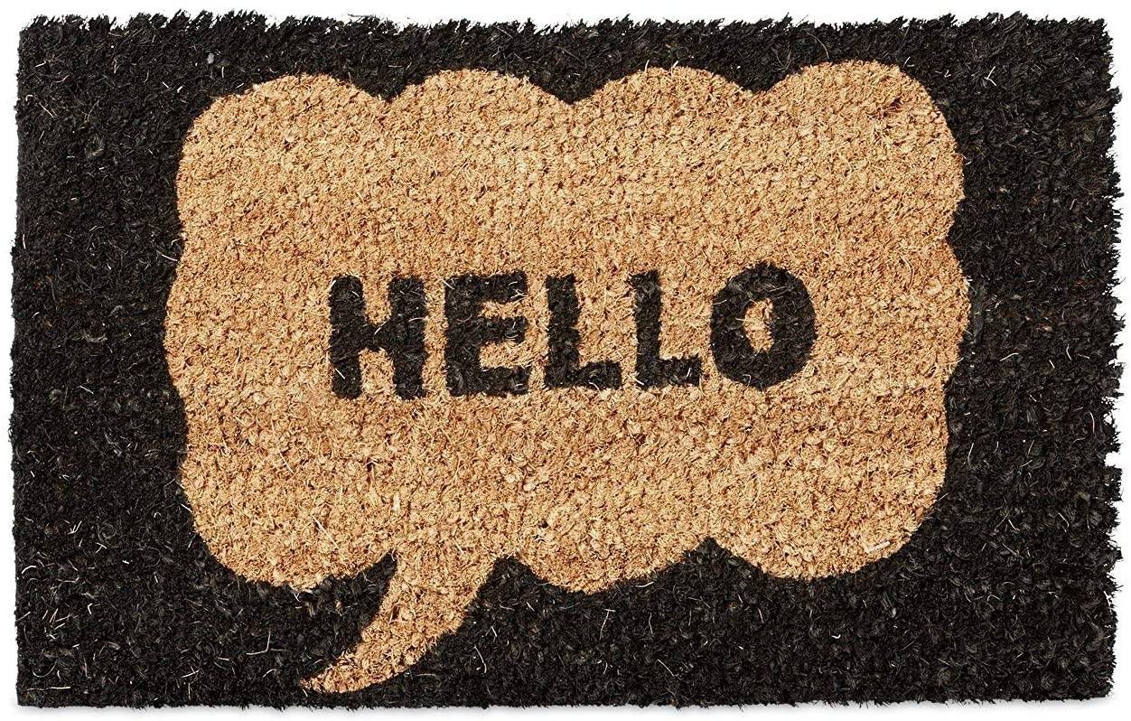 Mini paillasson tapis de sol porte d’entrée essuie-pieds enfants fibres coco - Image 1