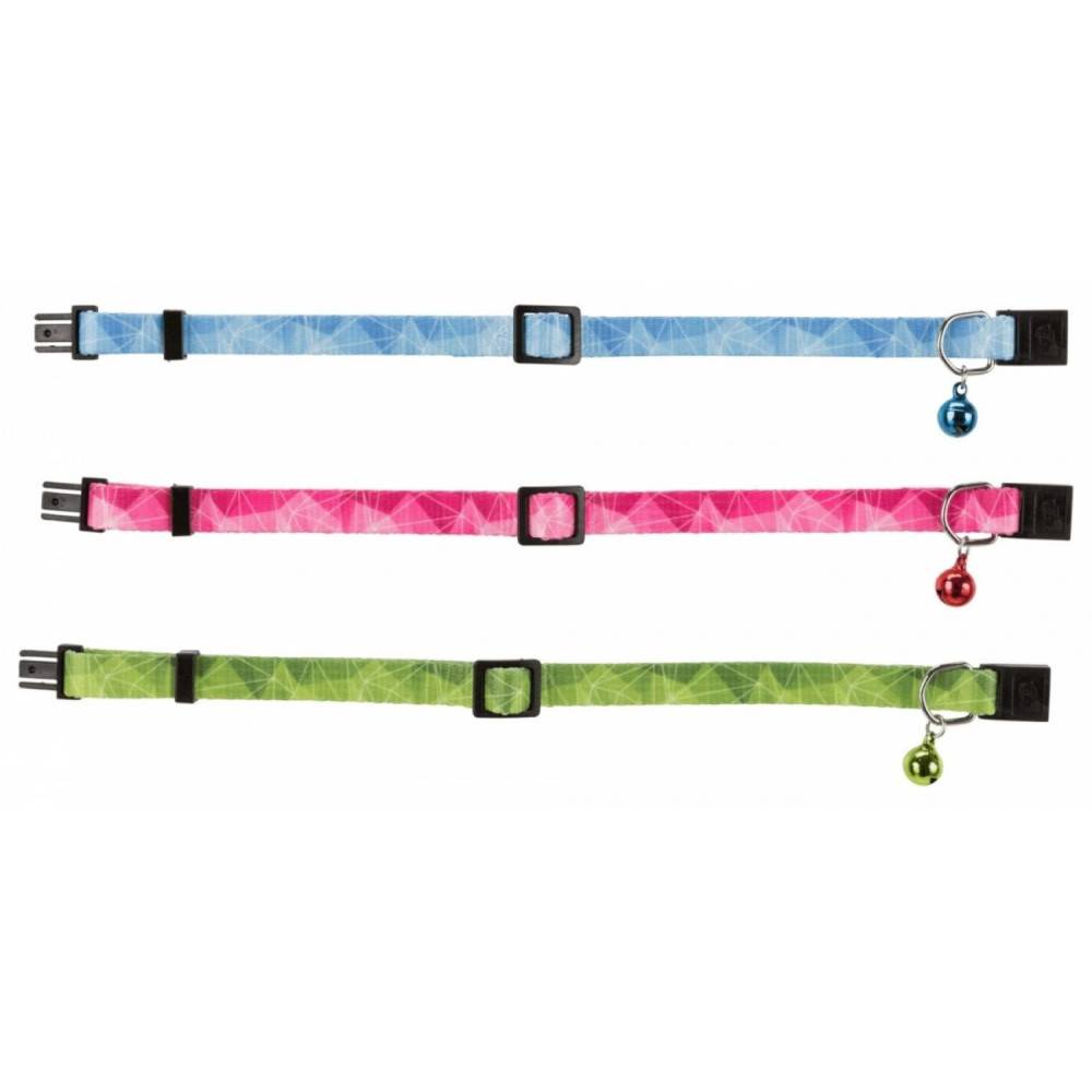 Trixie - Collier pour chat en polyester avec impression graphique coloris aléatoires - Image 1