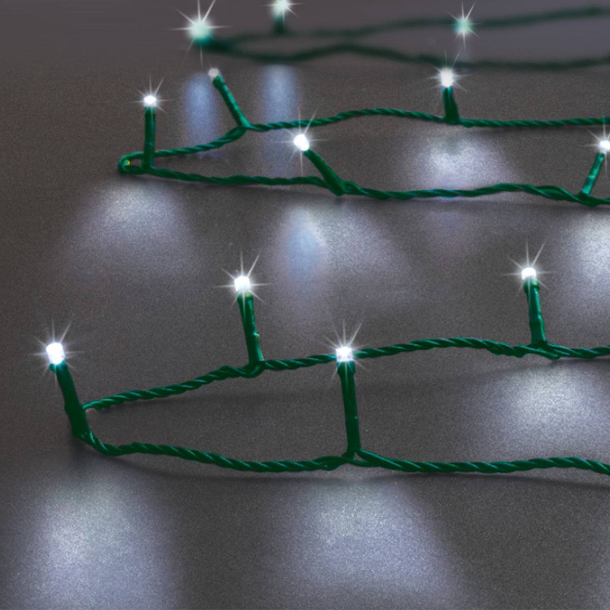 Guirlande lumineuse 180 LED 18m extérieur blanc froid FEERIC LIGHTS & CHRISTMAS - Image 1