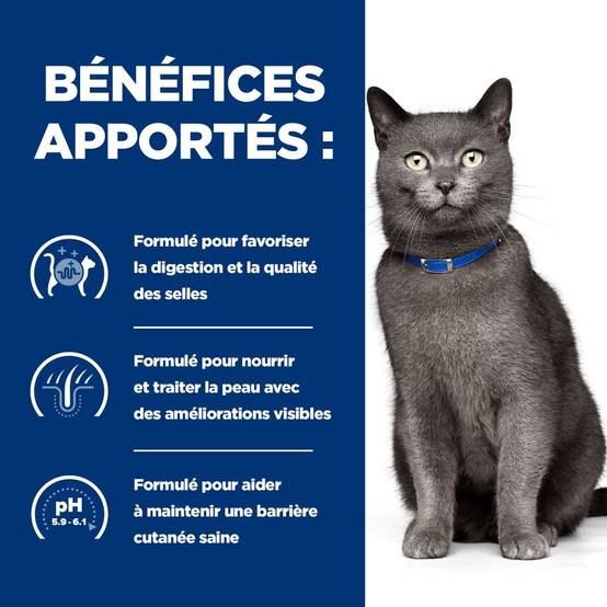 CROQUETTES CHAT ADULT PRESCRIPTION DIETS D/D FOOD SENSITIVITIES - HILL'S 1,5 kg - Image 3