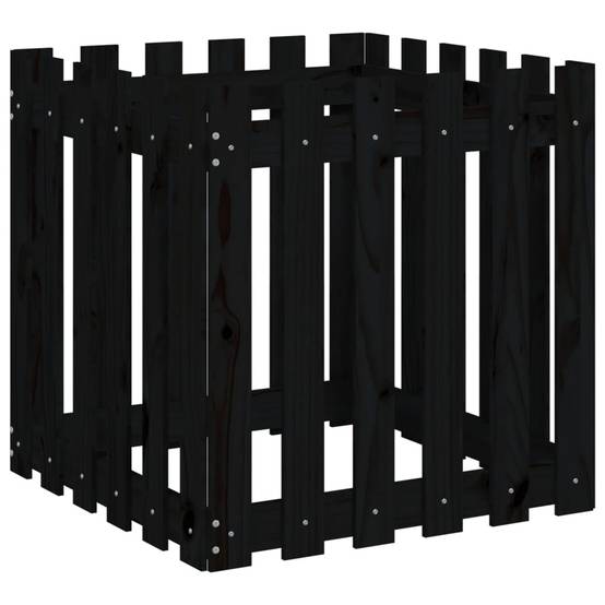 Prolenta Premium - Jardinière bois noir 60 x 60 x 60 cm - Prolenta premium p328.9 - Image 1
