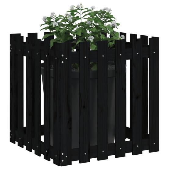 Prolenta Premium - Jardinière bois noir 60 x 60 x 60 cm - Prolenta premium p328.9 - Image 3