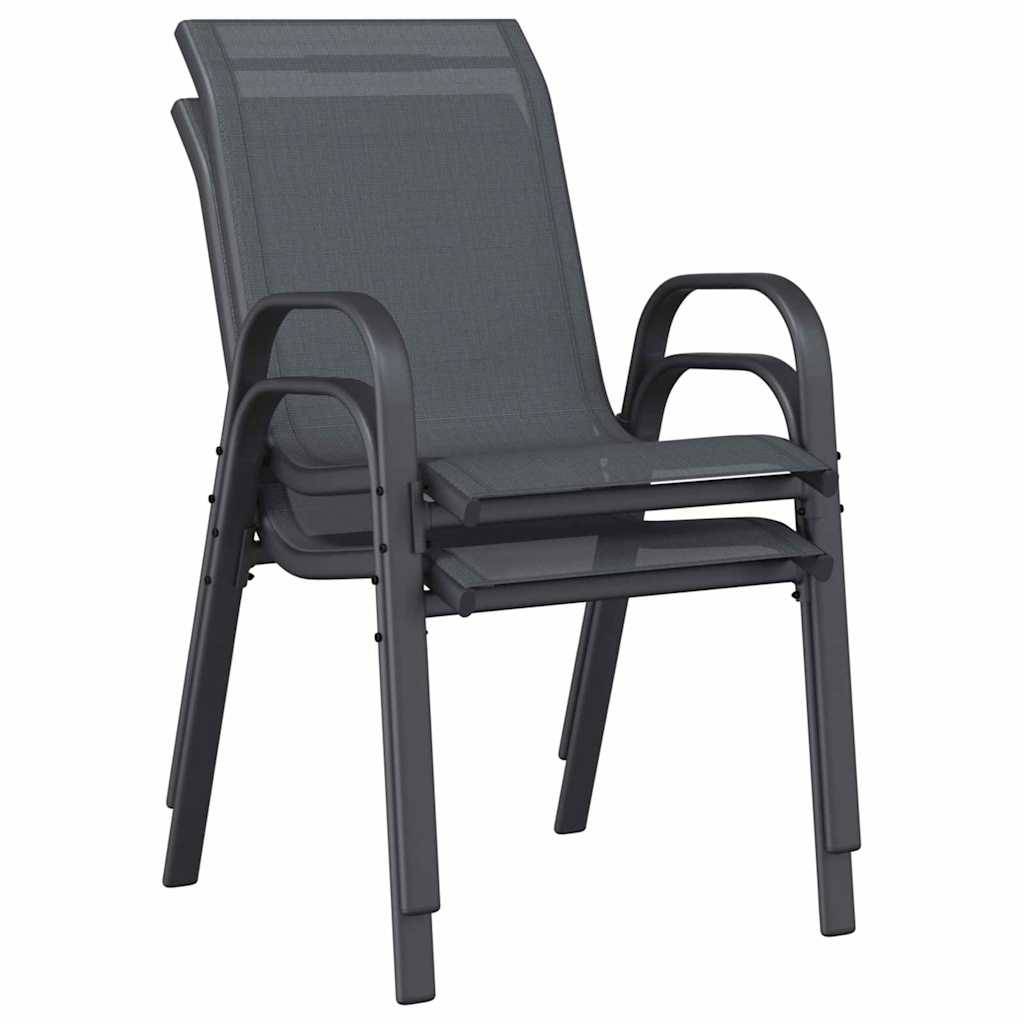 ComfortXL - Salon de jardin 2 personnes en Acier et Textilène moderne pour balcon ou jardin Gris – ComfortXL Outdoor Living - Image 8