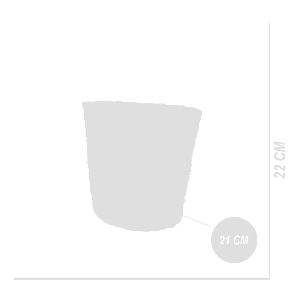 P. à Plantes Tressé Coco - Lot de 2 Pots - Beige - Jonc de Mer - Panier pour Plantes - Image 5