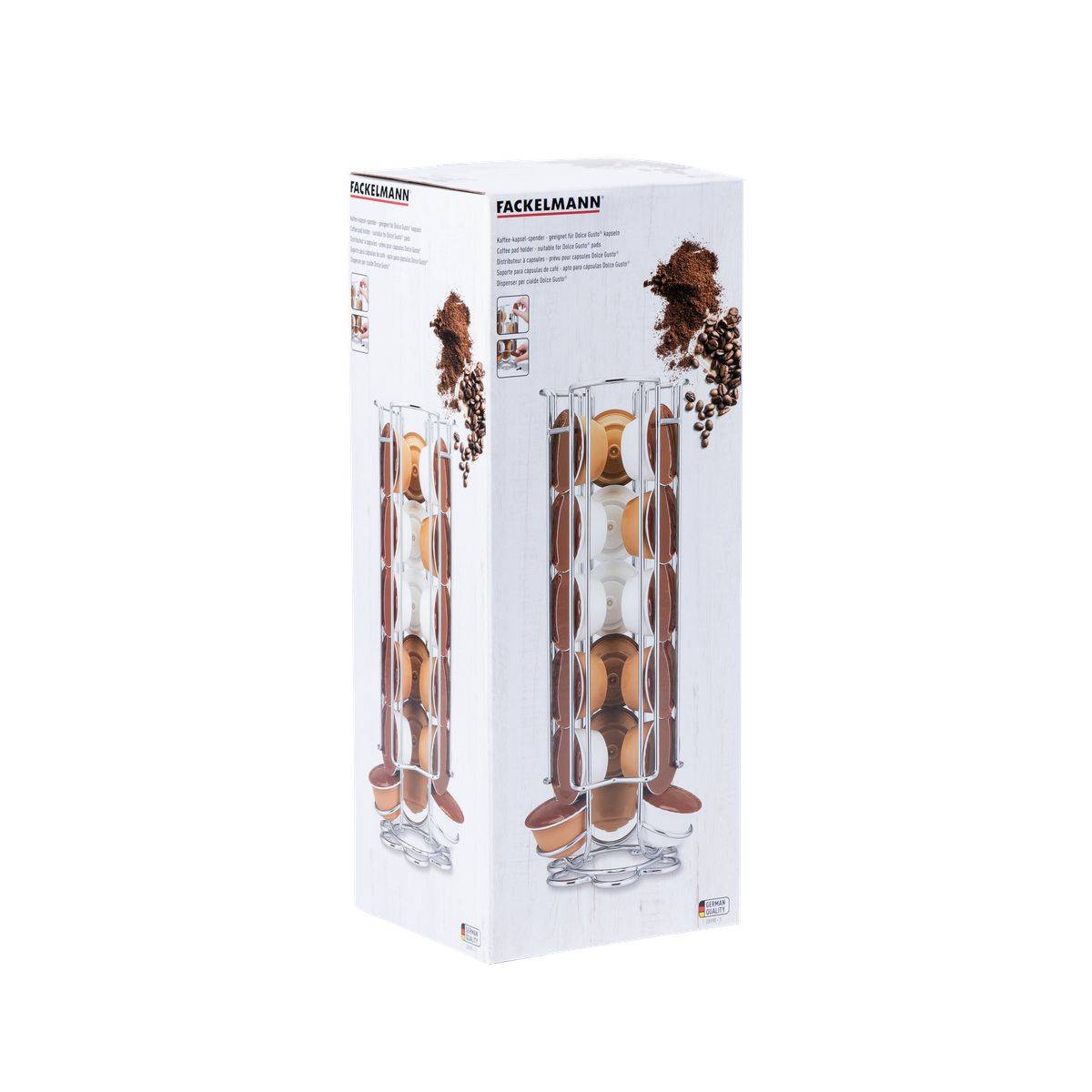 Ensemble à café avec porte capsules Dolce Gusto® et mousseur à lait Fackelmann - Image 9