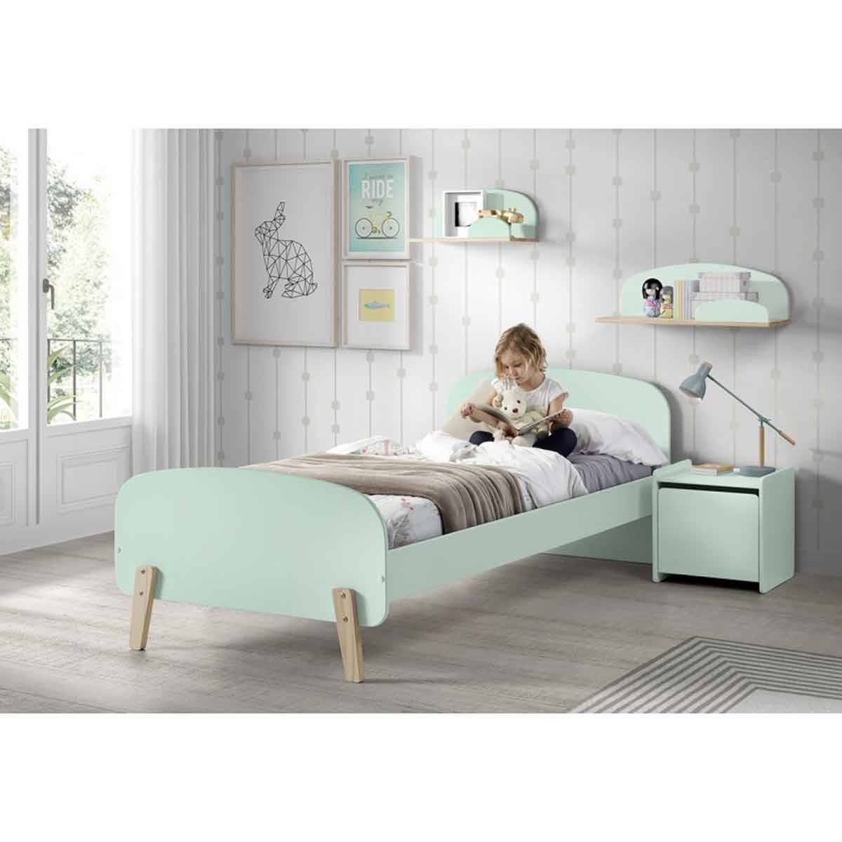 Étagère Murale "Kiddy" 60cm Vert Menthe - Image 2
