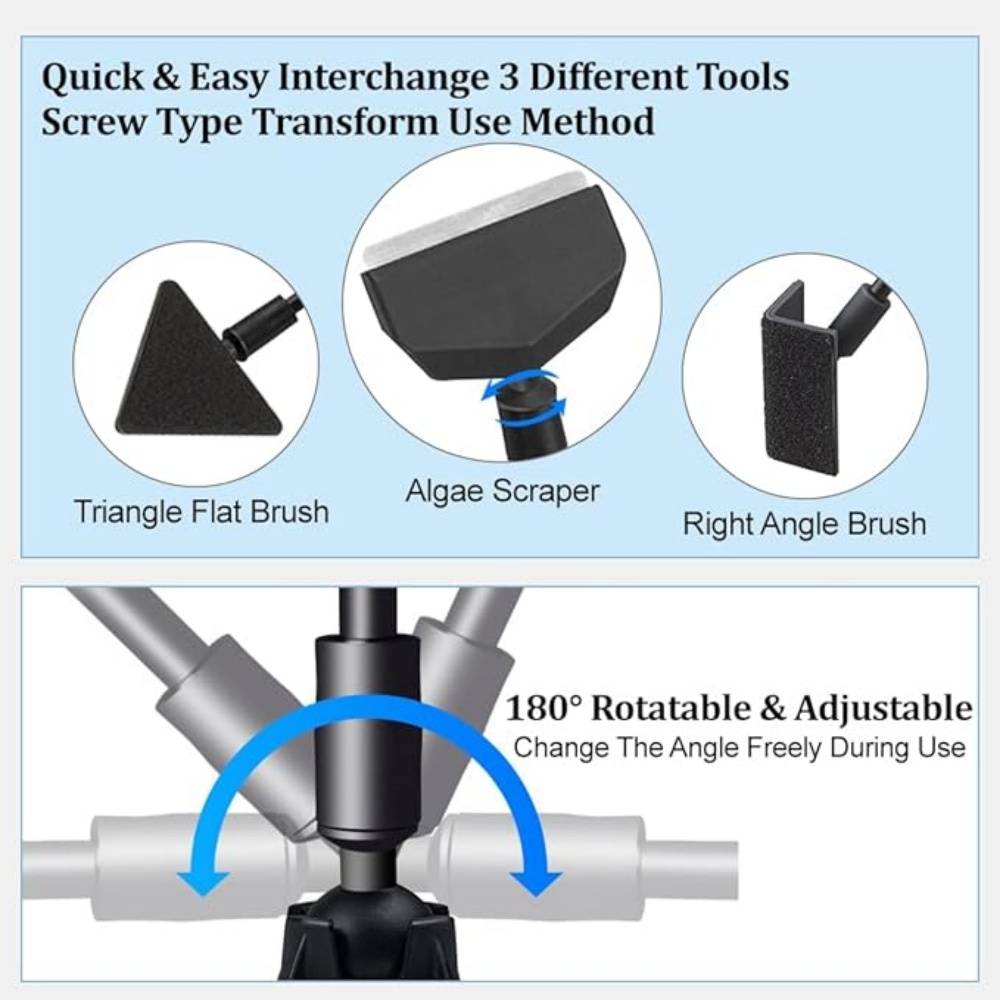 DtopbuyAge - Kit Nettoyage Aquarium 3 En 1 - Image 2